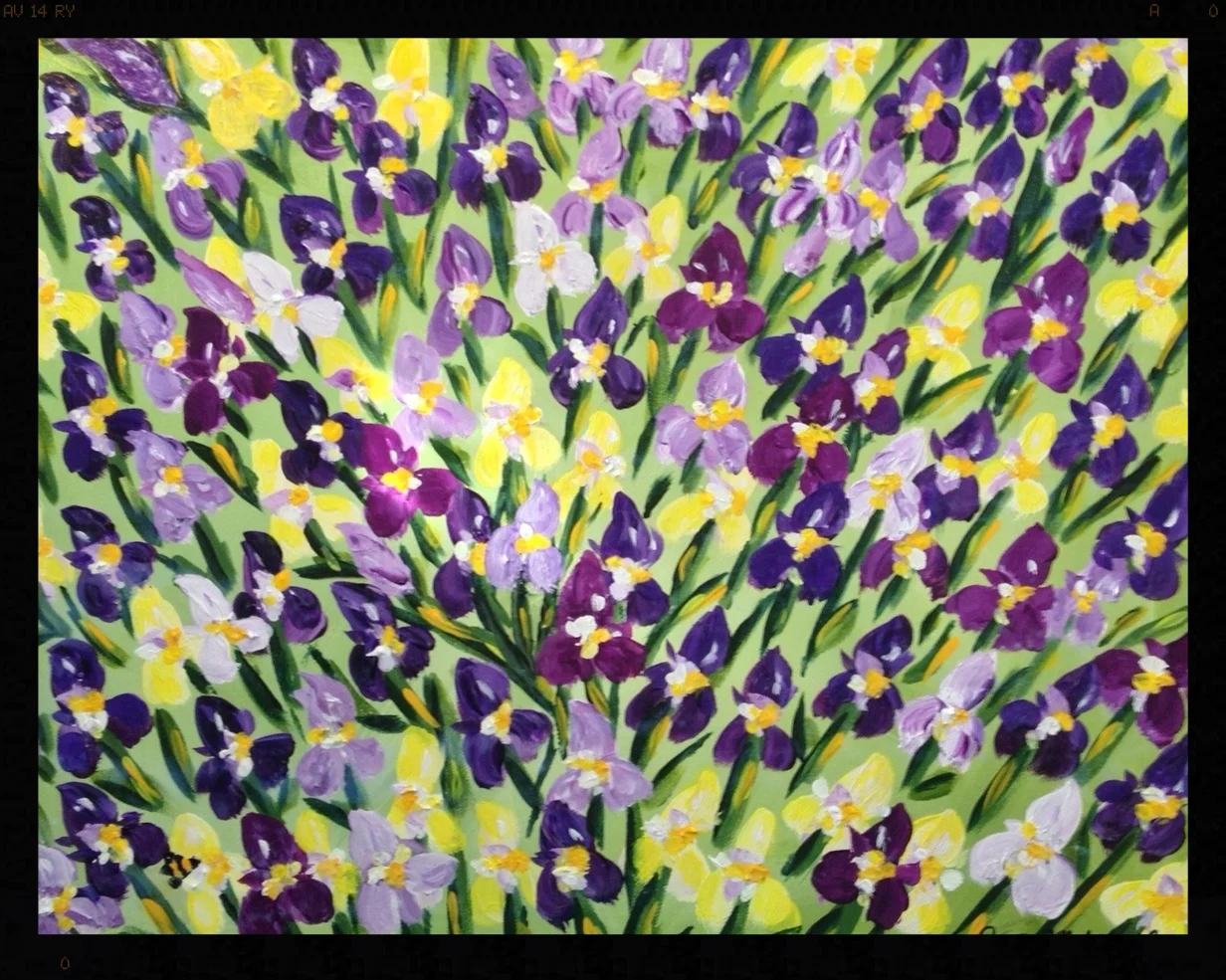 Irises in the Garden 5