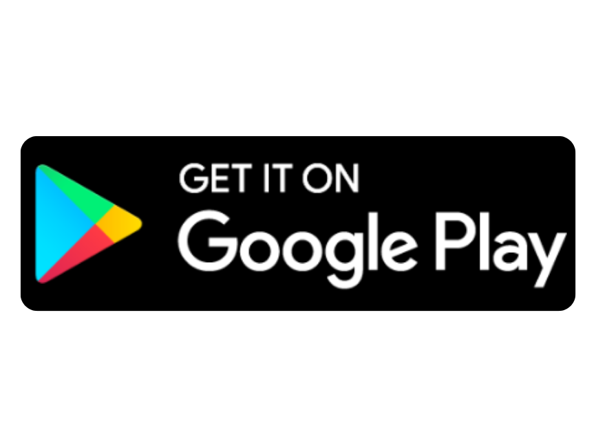 Google Play logo with text 'Get it on Google Play' on black background.