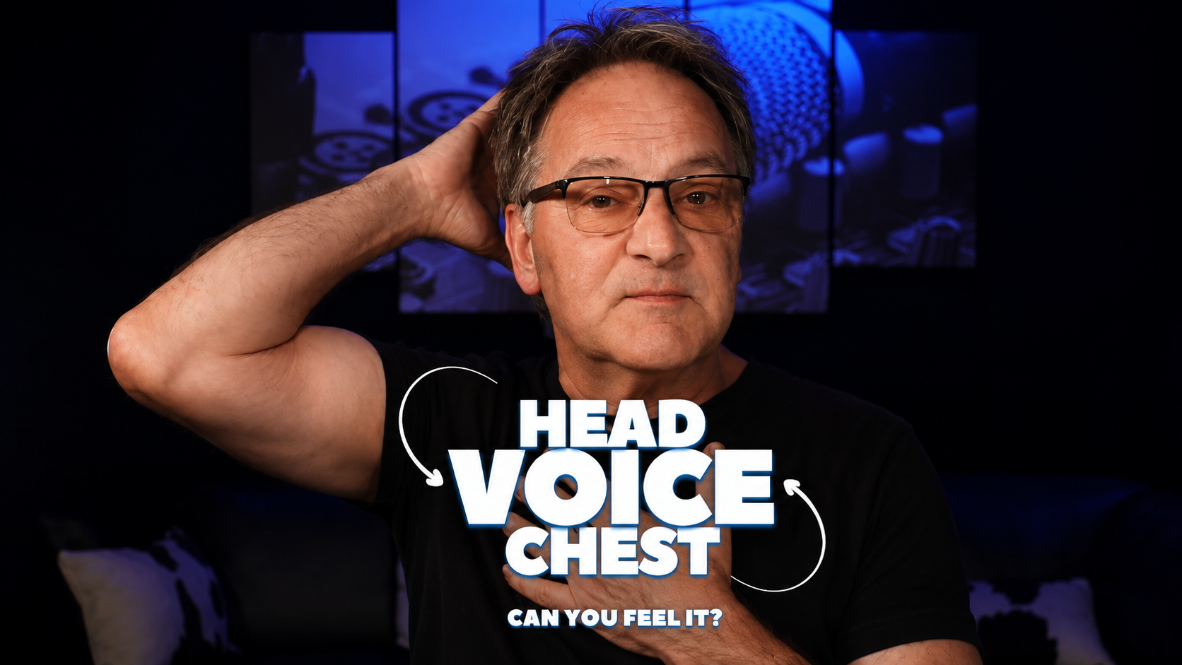 Virtual Voice Coach video: Head Voice vs Chest Voice — Can You Feel It?