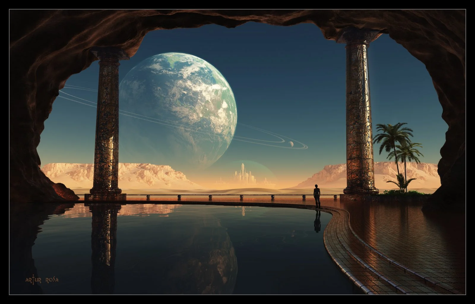 I don’t know, I guess this is what zen looks like to me. With planets and shit.