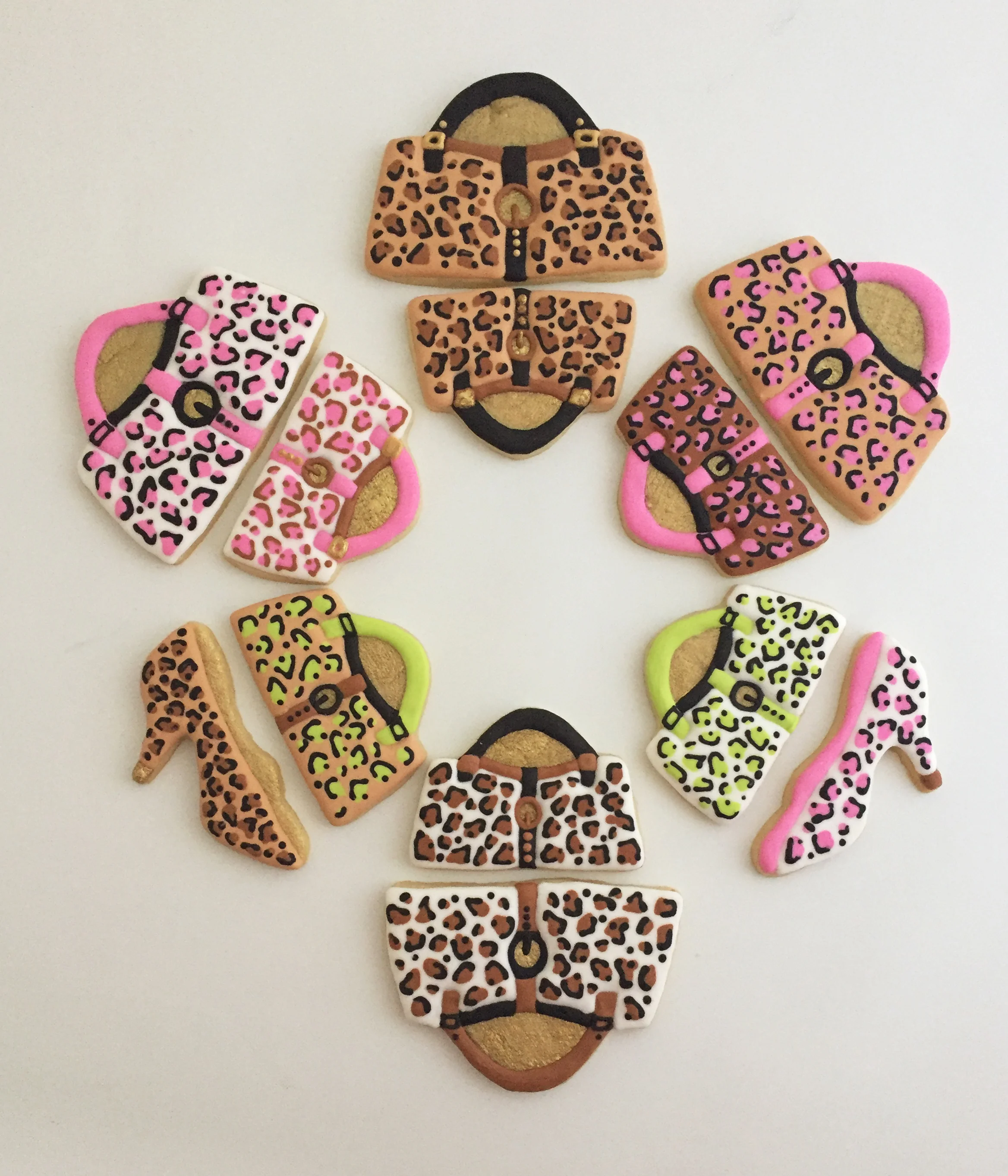Ladies - small, large leopard print purses and shoes.jpg