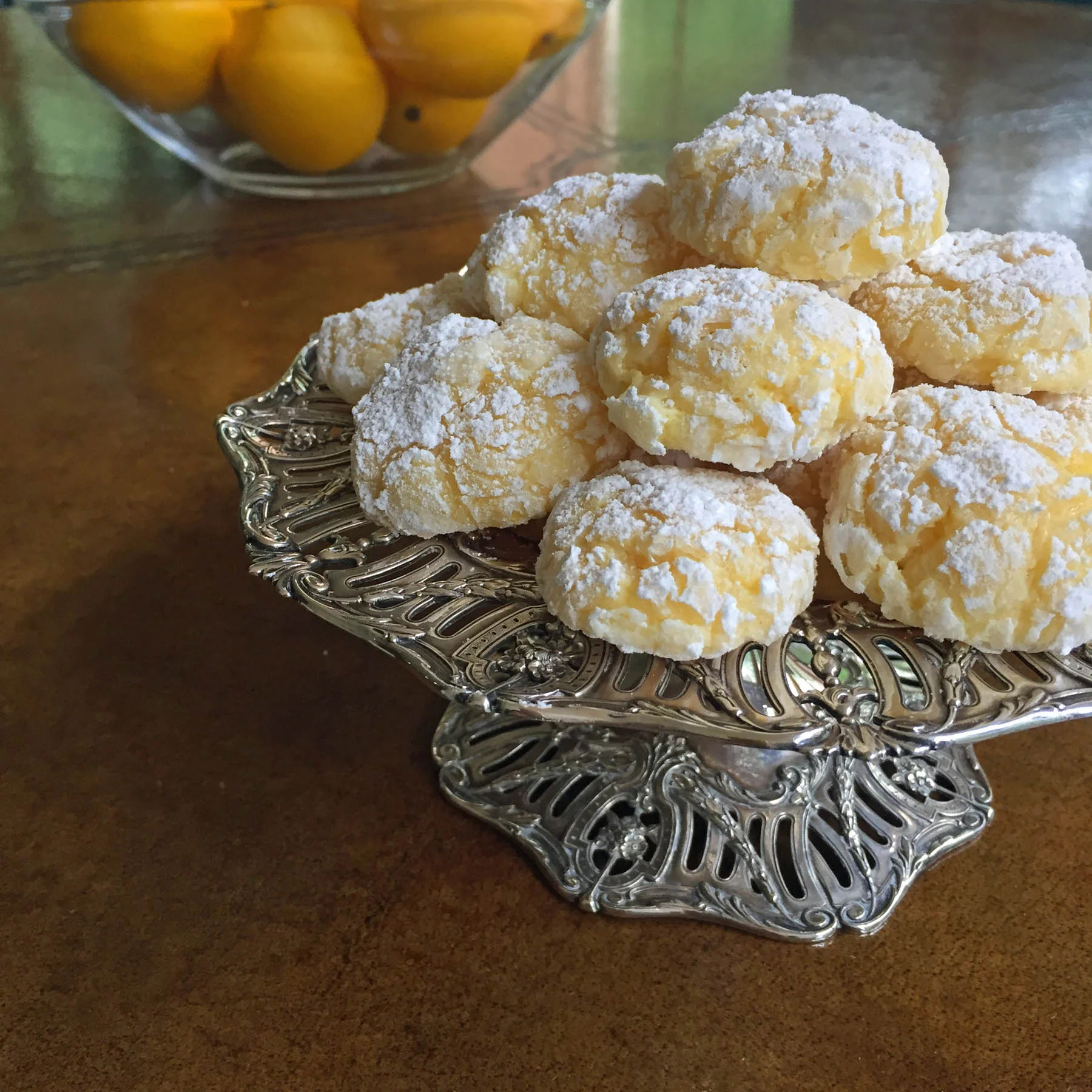 Gooey Lemon Crinkle Cookies (gluten-free option)