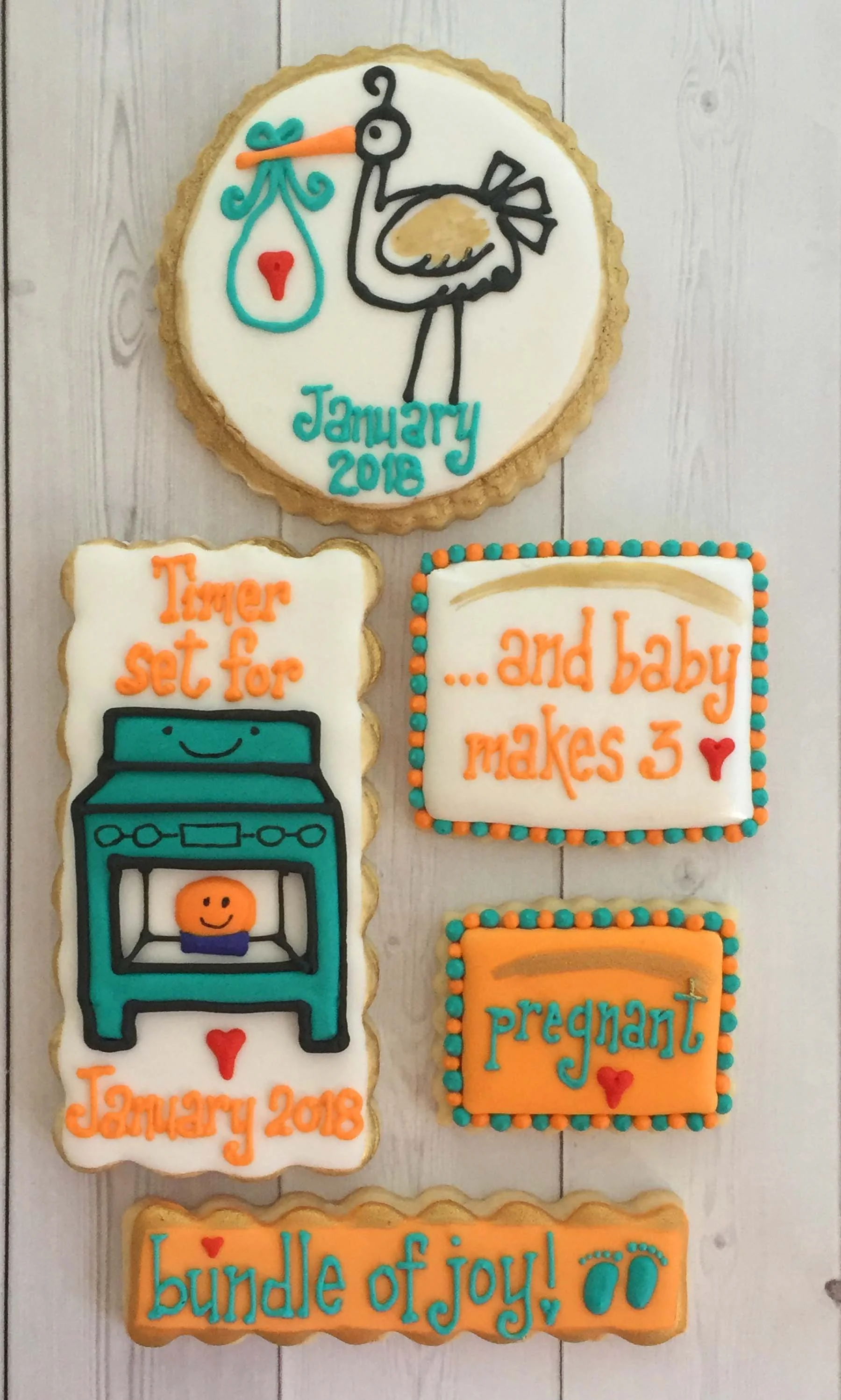 Pregnancy Cookie Set