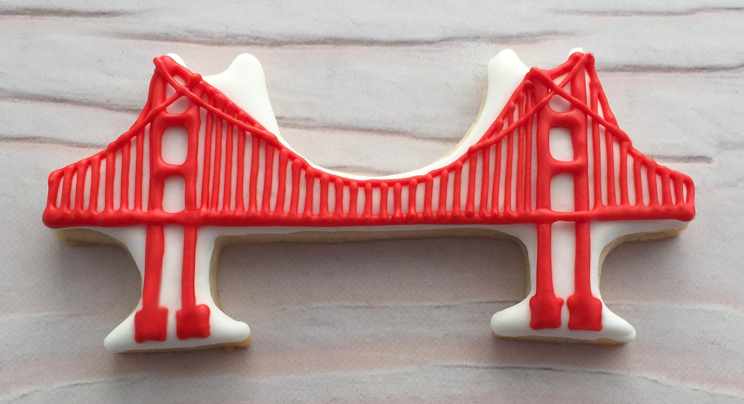 Golden Gate Bridge Cookie