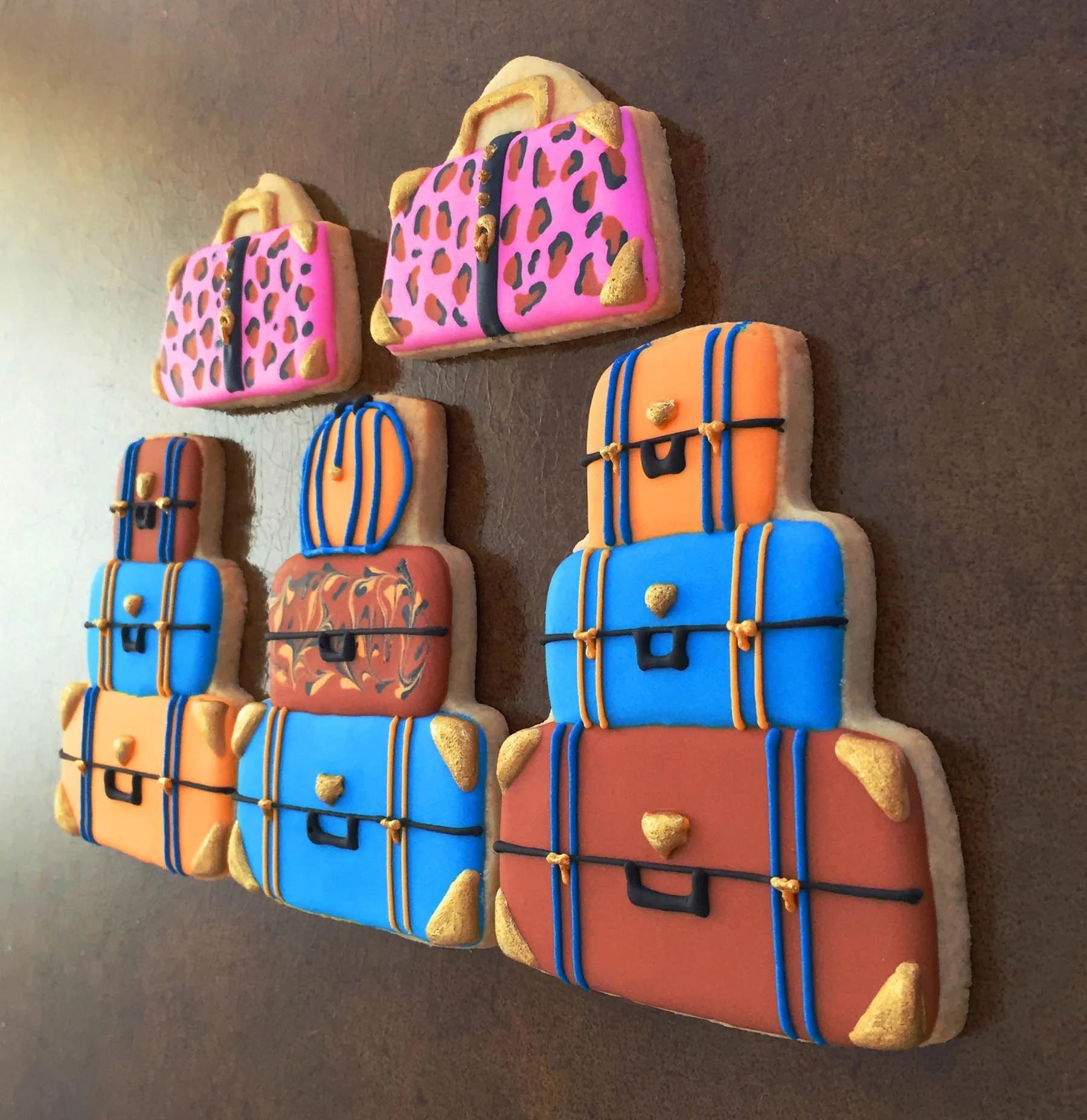 Luggage and Purse Cookies