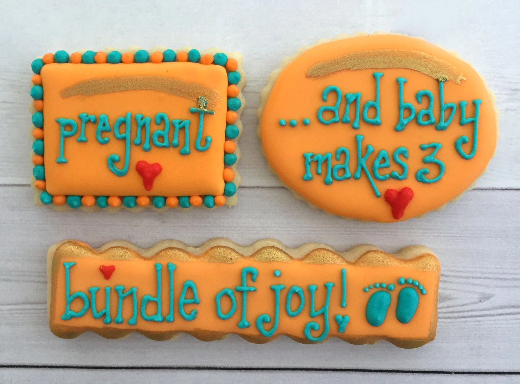 Pregnancy Small Cookie Set
