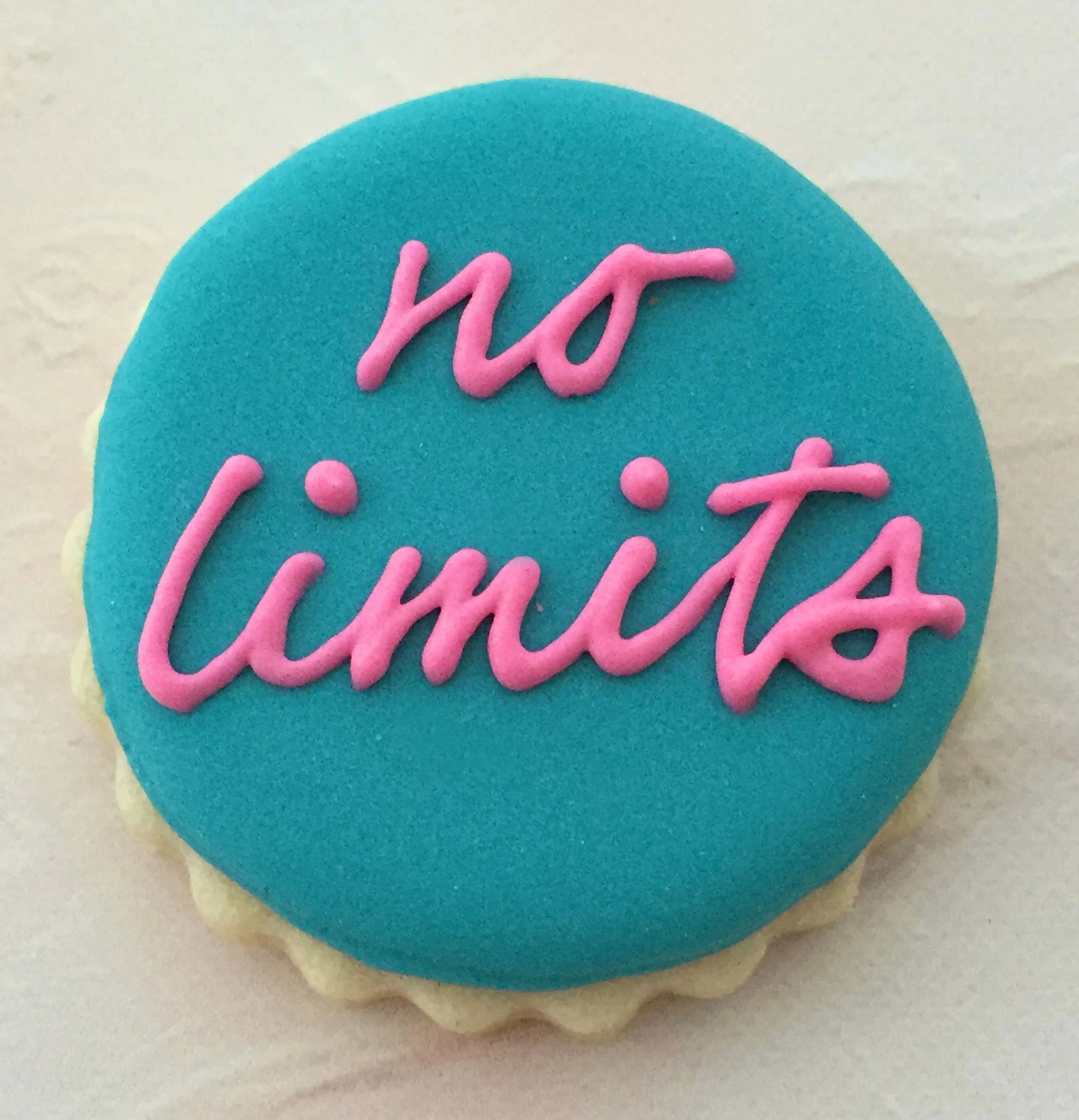 "No limits" Cookie