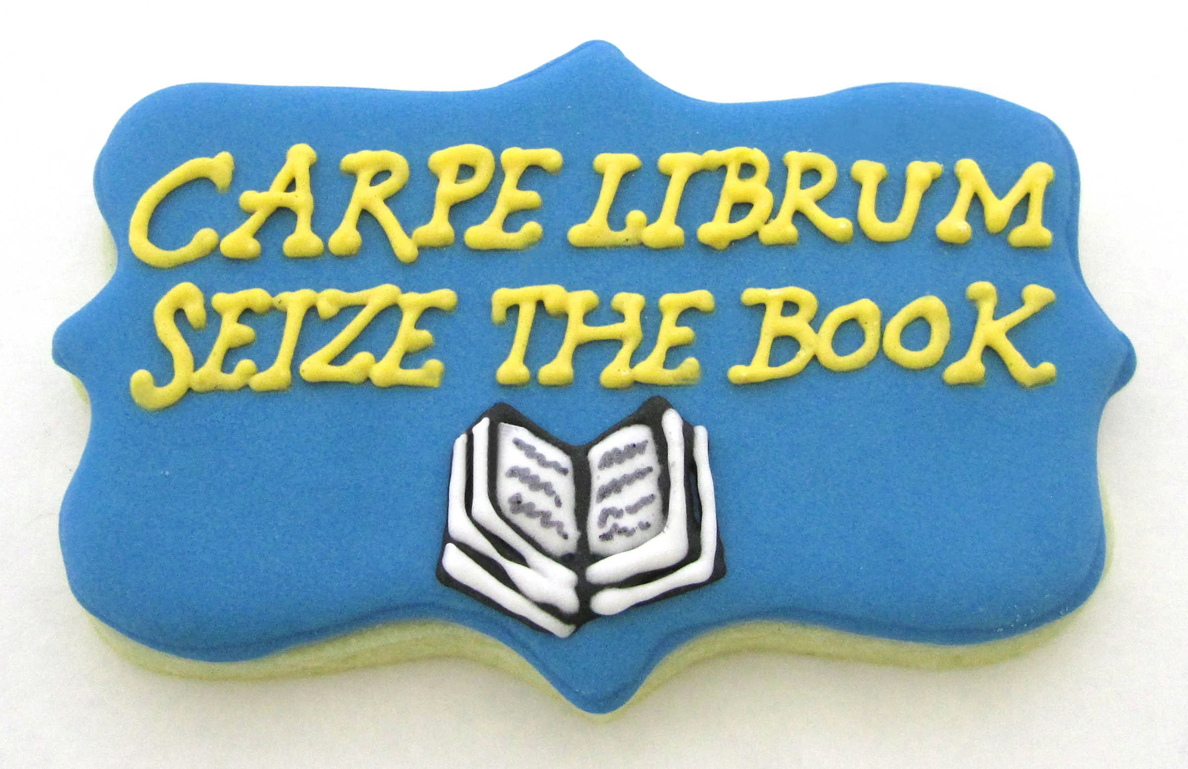 "Carpe Librum, Seize the Book" Cookie