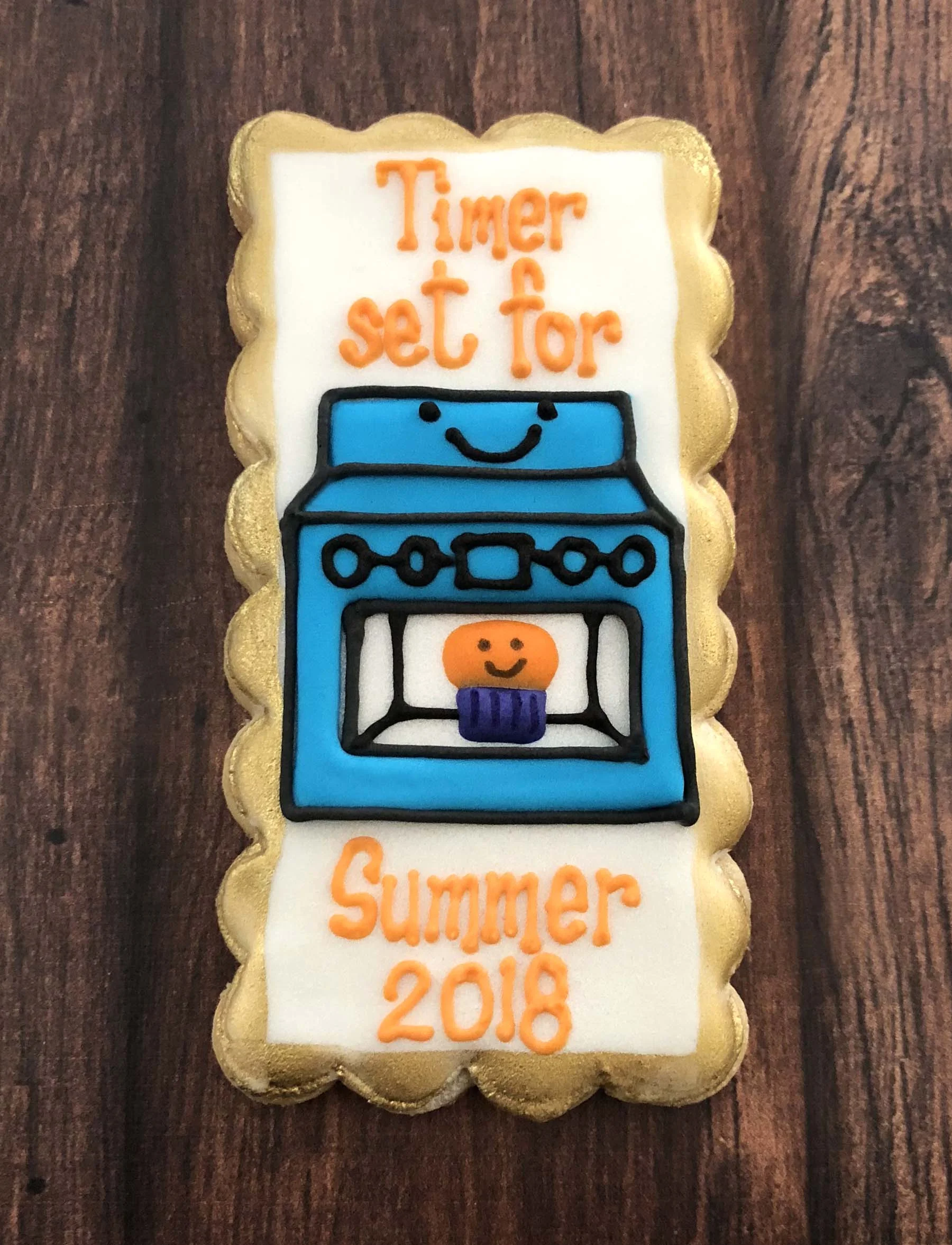 "Bun in the Oven" Pregnancy Cookie