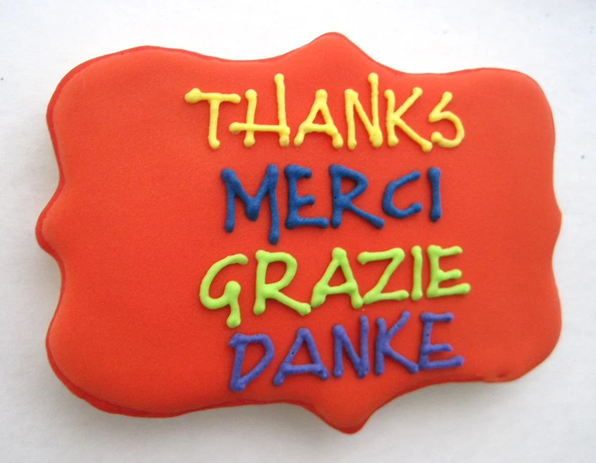 Multi-Language Thanks Cookies