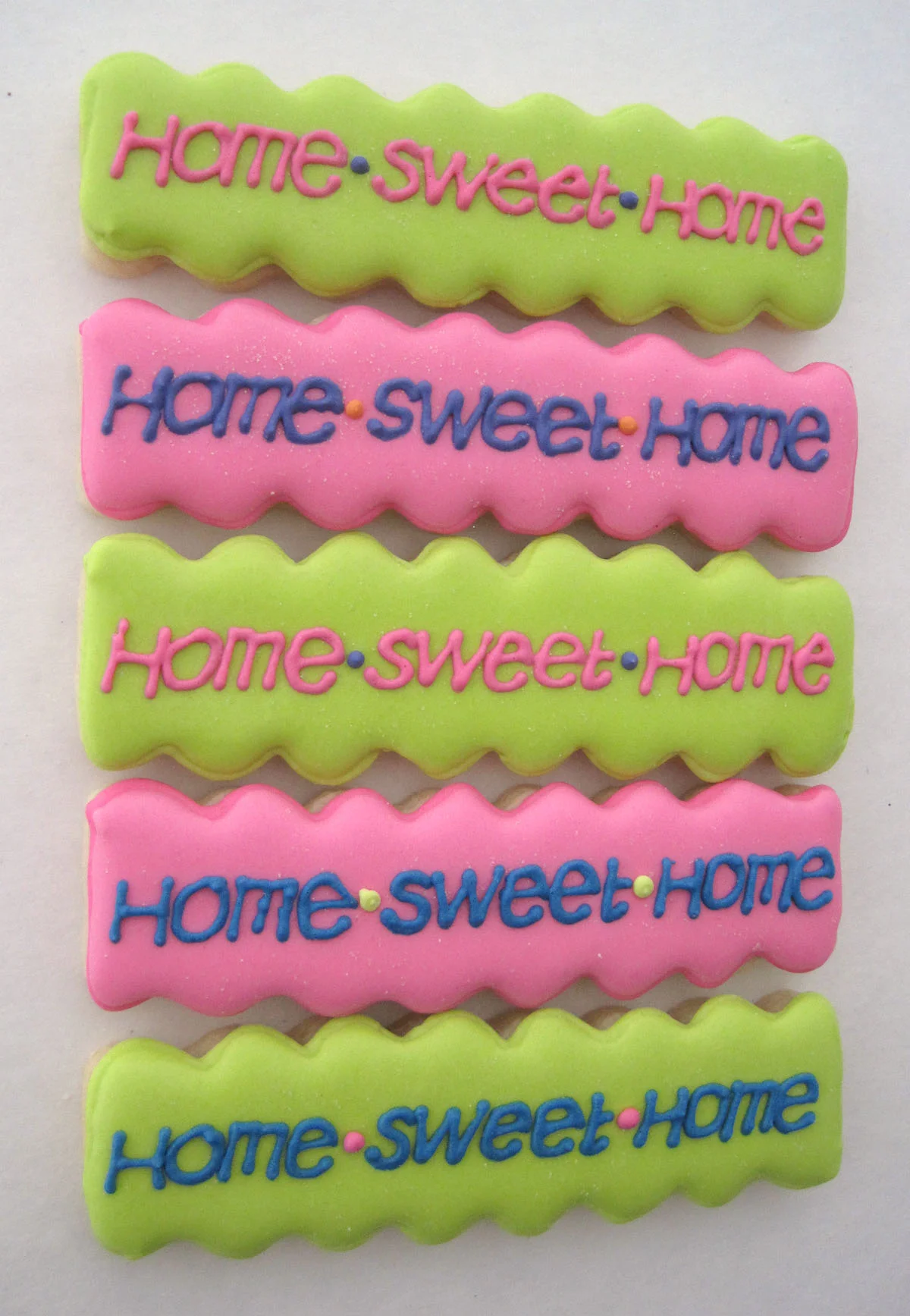 Home Sweet Home Message Cookies