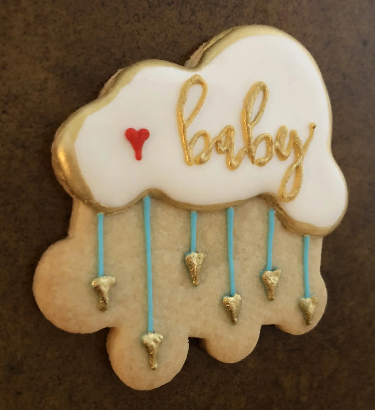 Sprinkle Cloud Baby Cookie
