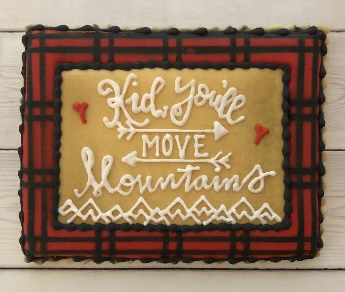 Kid, You'll Move Mountains Plaque