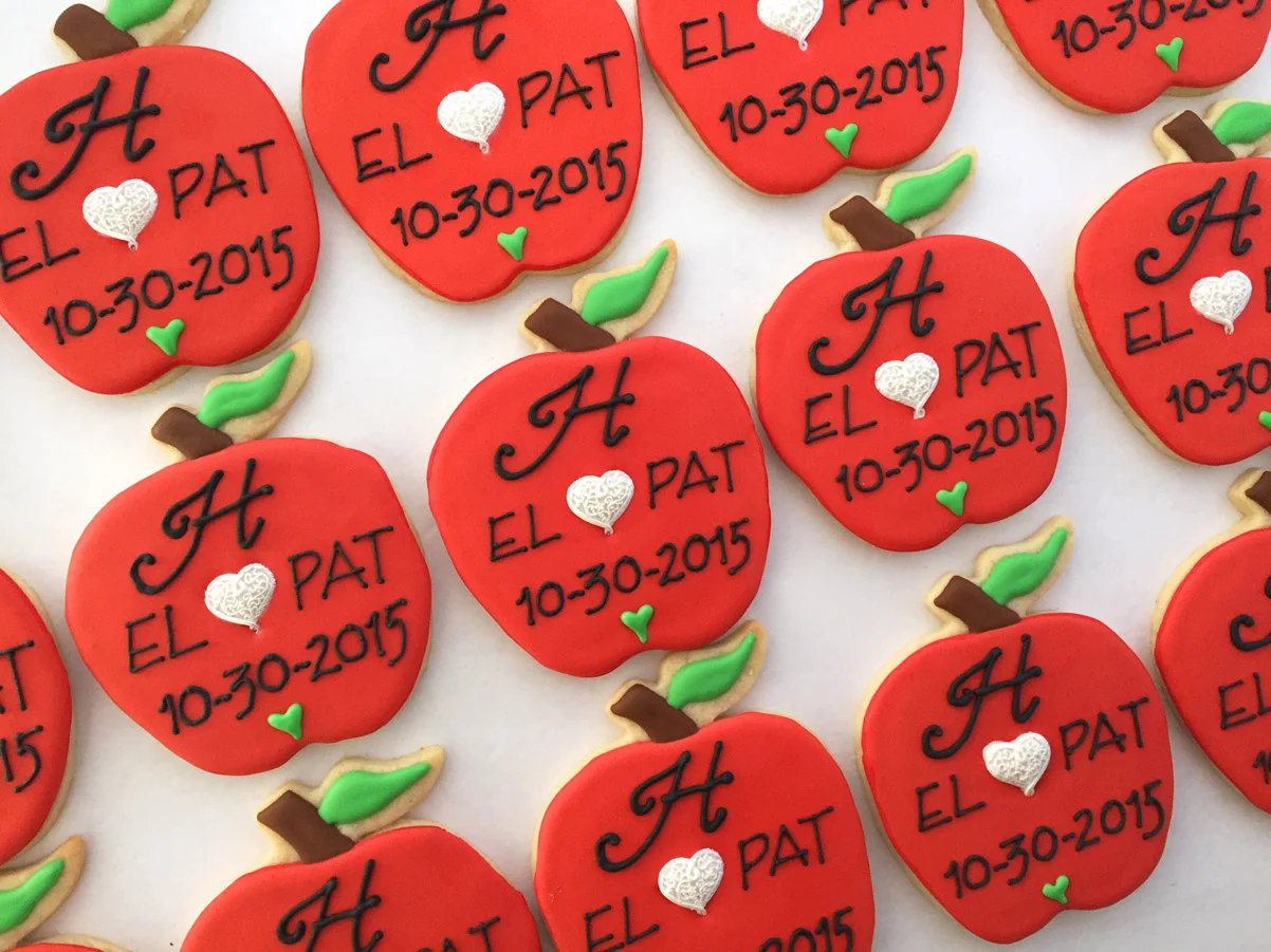 Wedding Apple Cookies