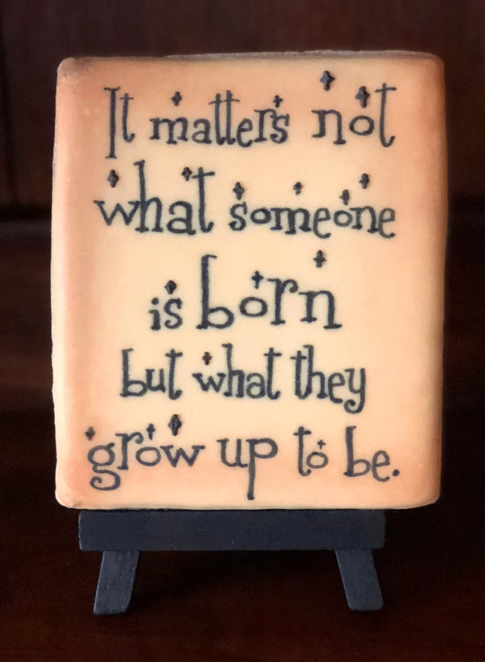 Harry Potter Quote Cookie