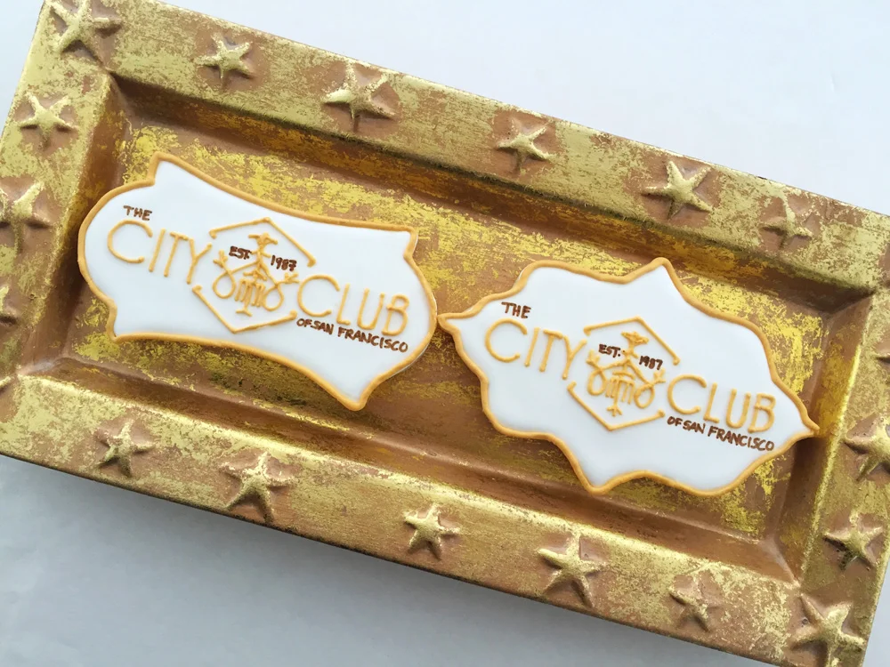 The City Club of San Francisco Logo Cookie