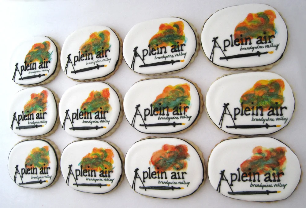 Plein Air Brandywine Valley Logo Cookies