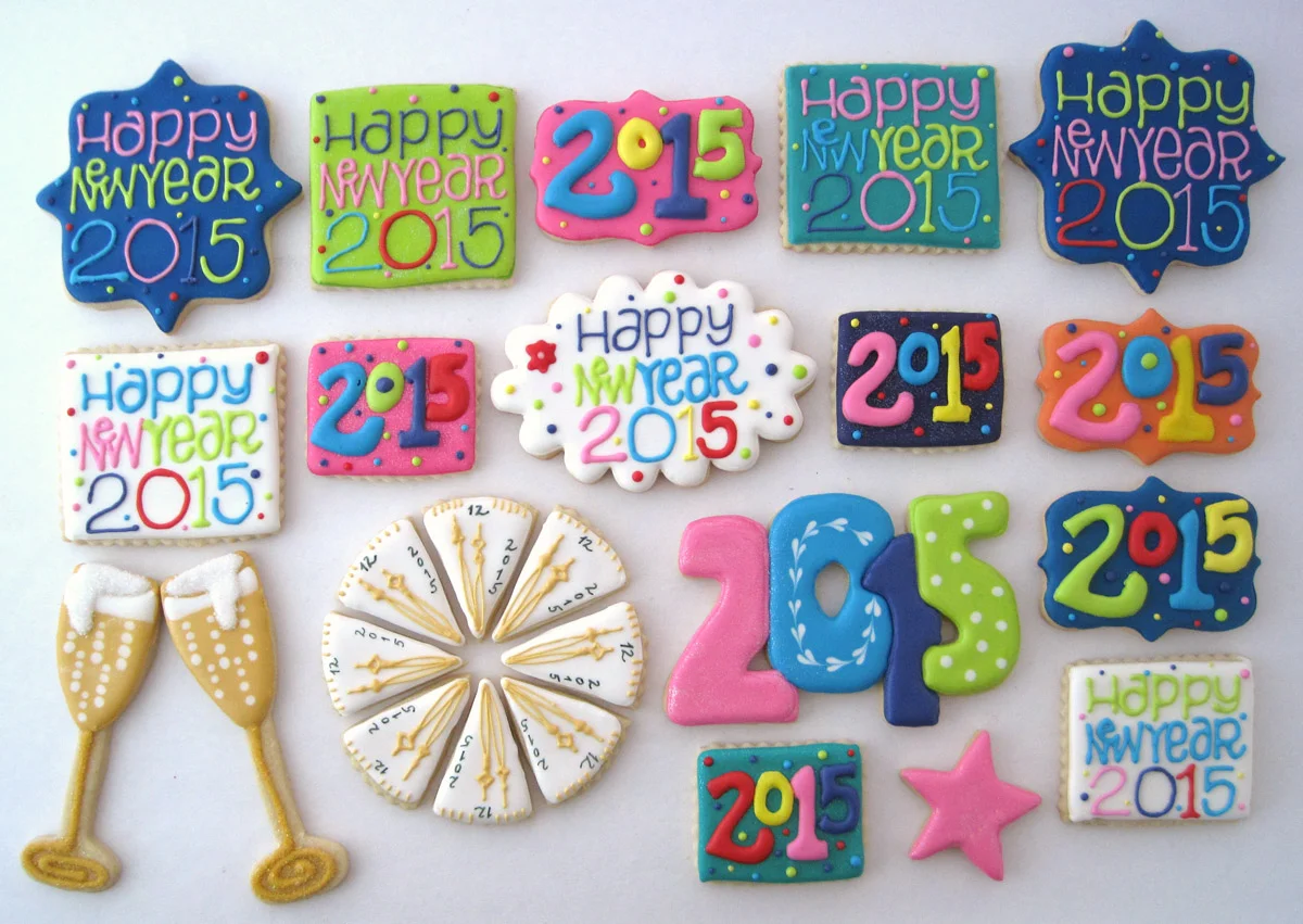 Happy New Year Cookies