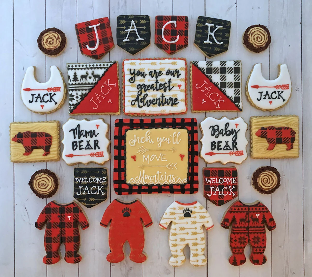 LumberJACK Baby Shower Set