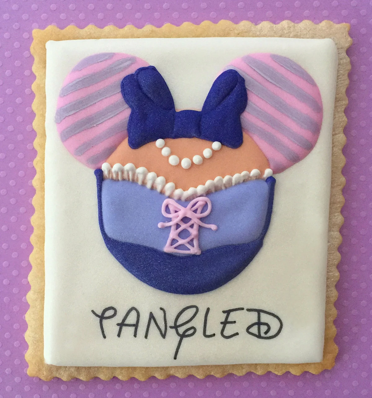 "Tangled" Rapunzel Cookie
