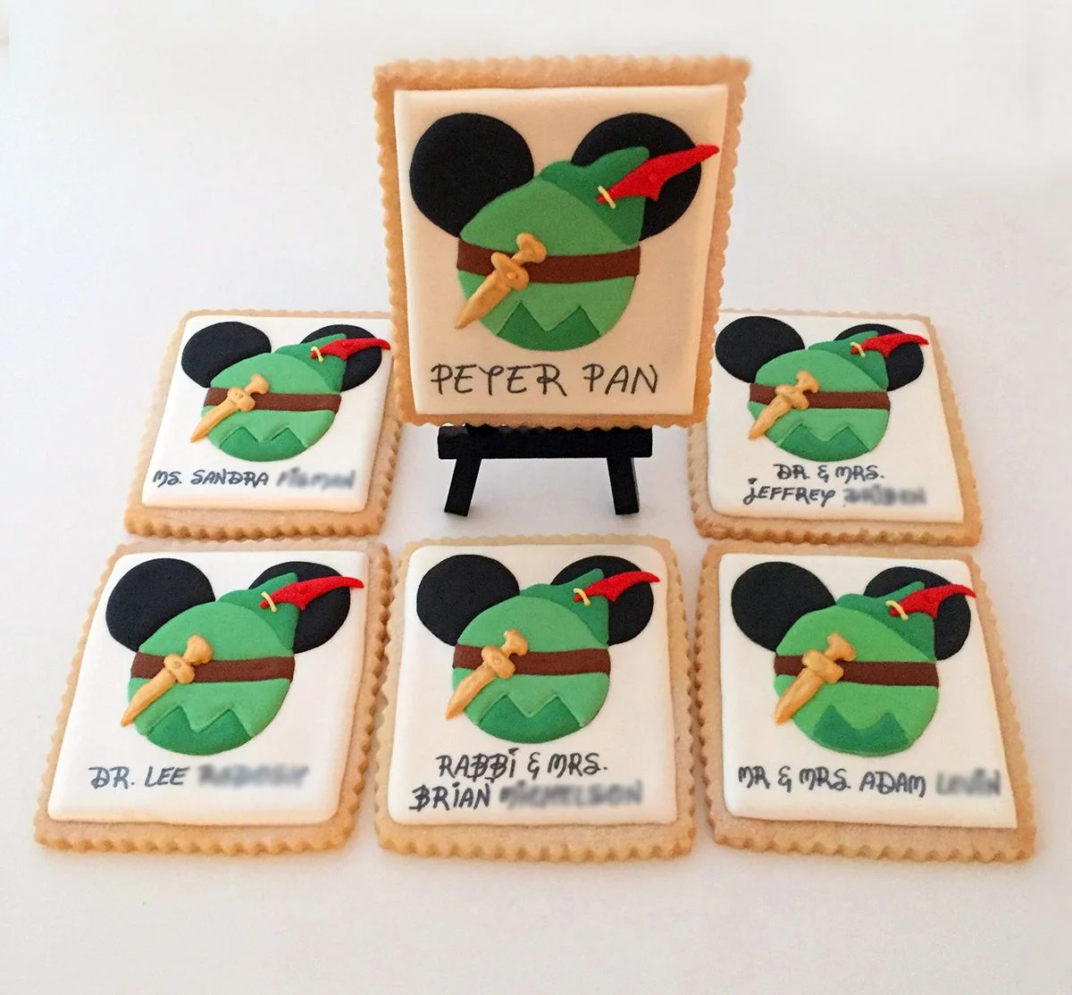 Personalized Place Card Cookies