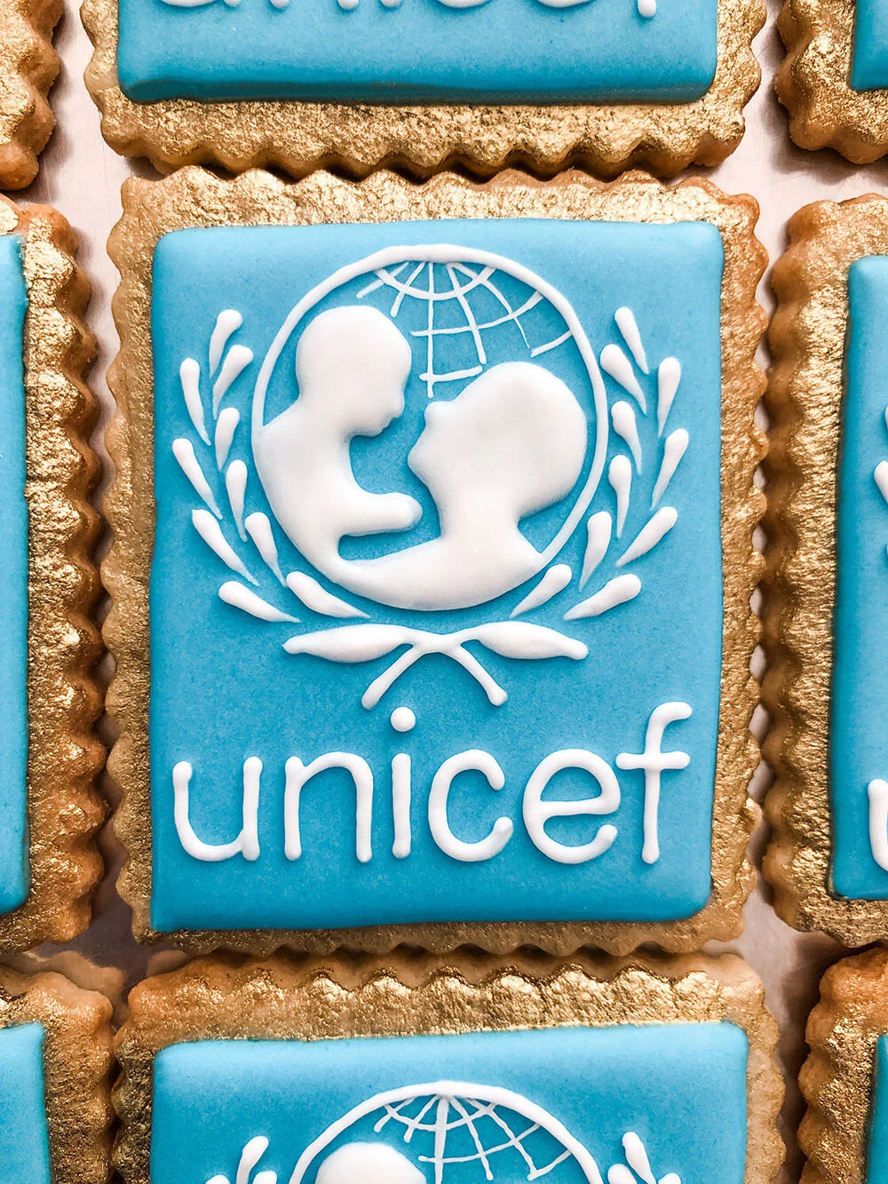 Unicef Logo Cookies