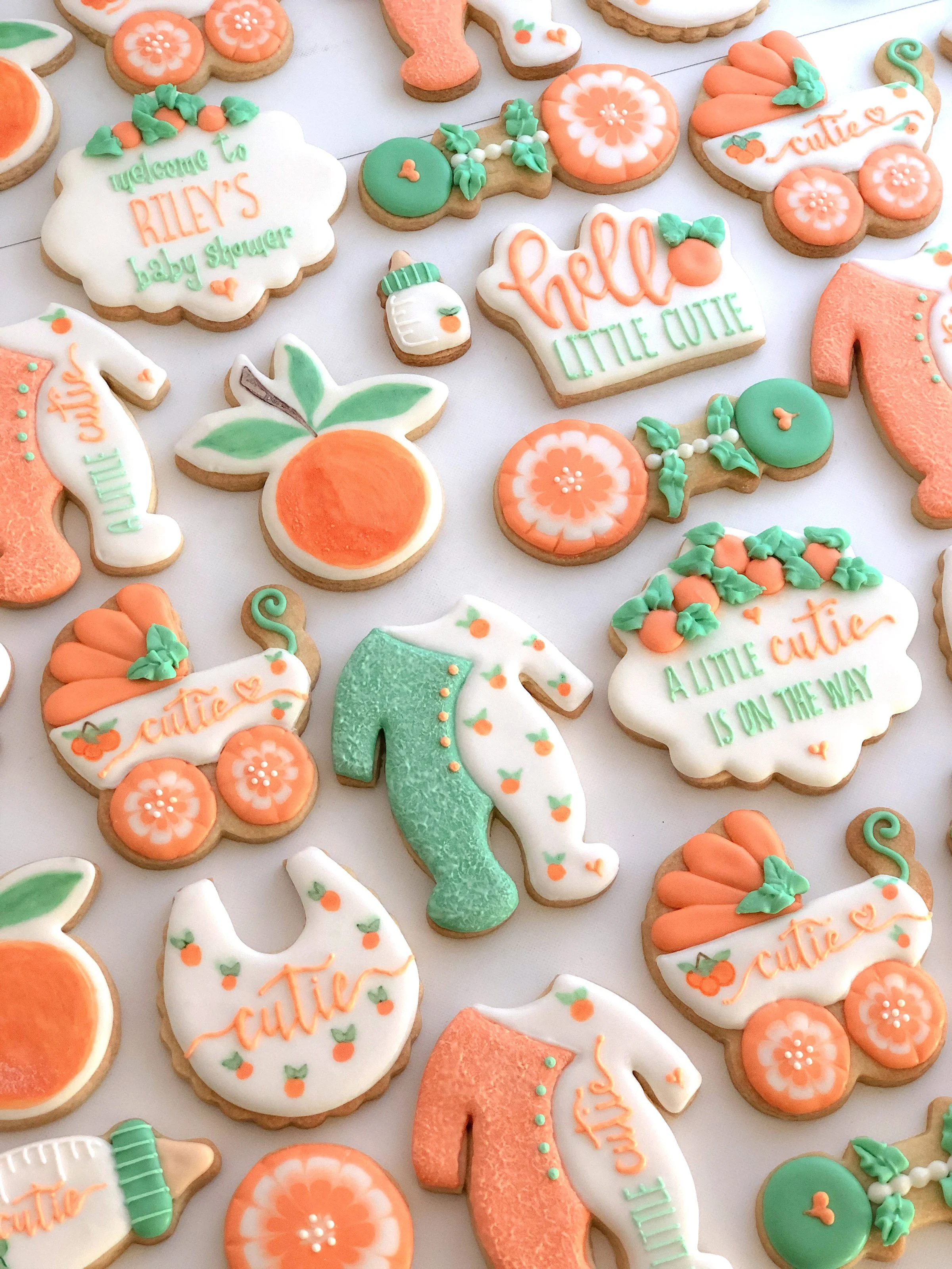 Hello Little Cutie Baby Shower Set