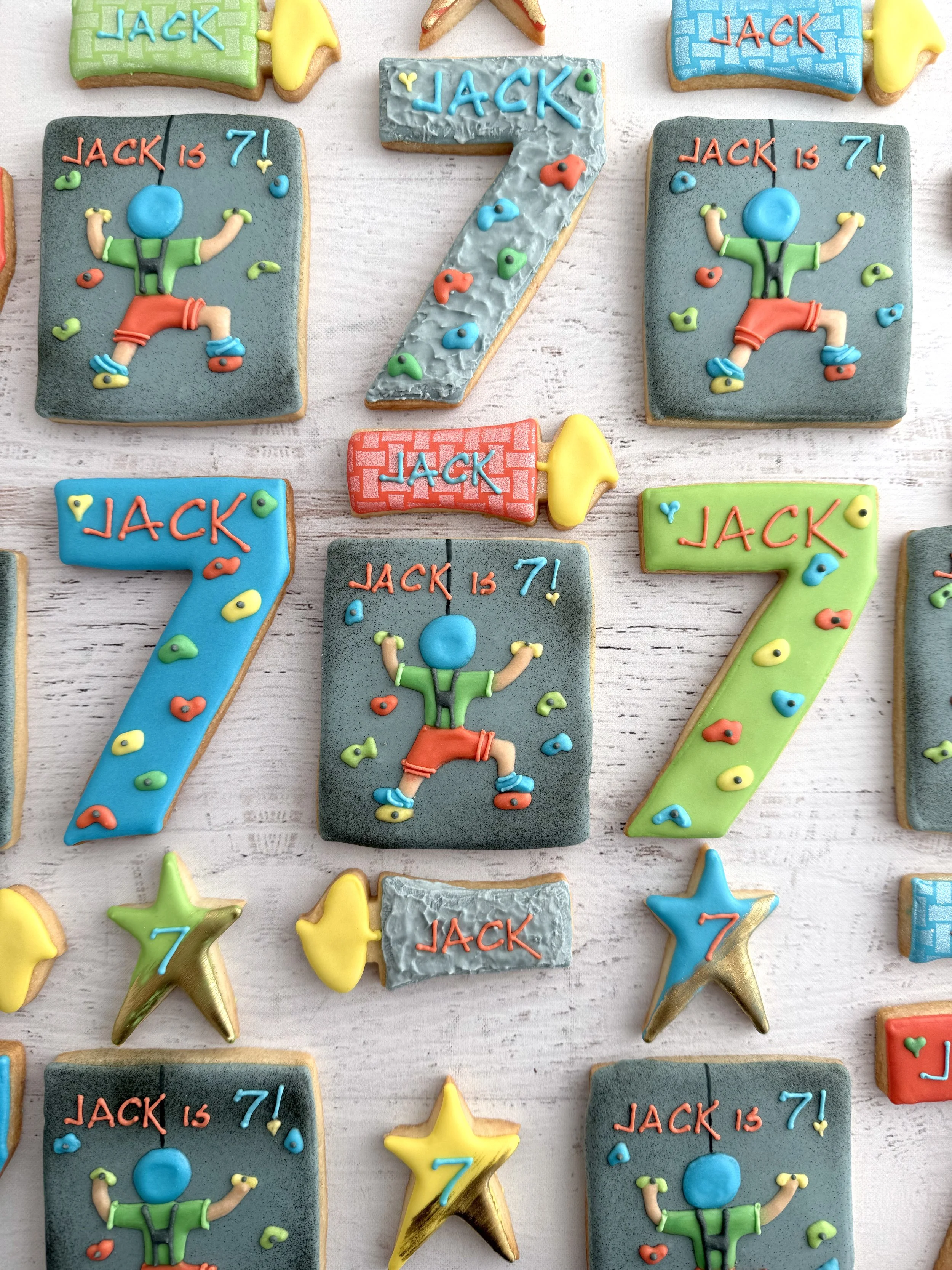 Birthday Climbing Cookies