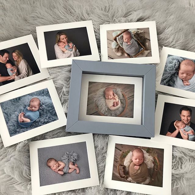 Pretty orders 😍 Another way to display your lovely photographs if space is limited. Love the colour palette in this gallery 💙_____________________________________________________________To book your newborn session please visit www.putneybabyphotog