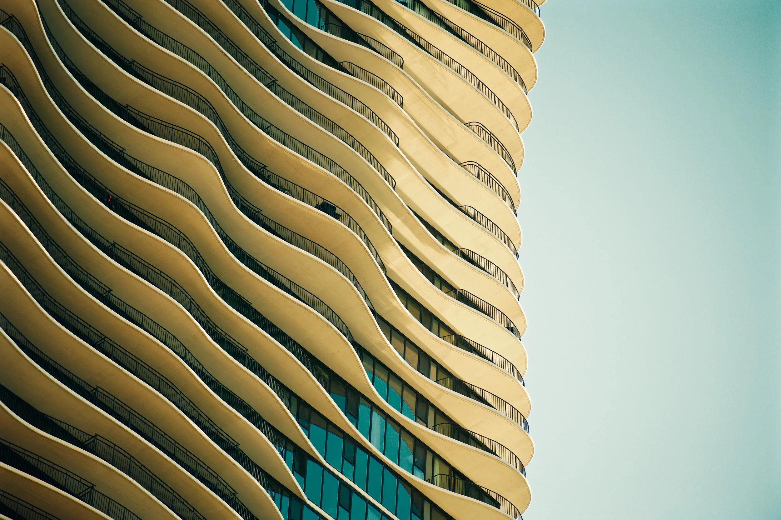 Gold and Aquamarine