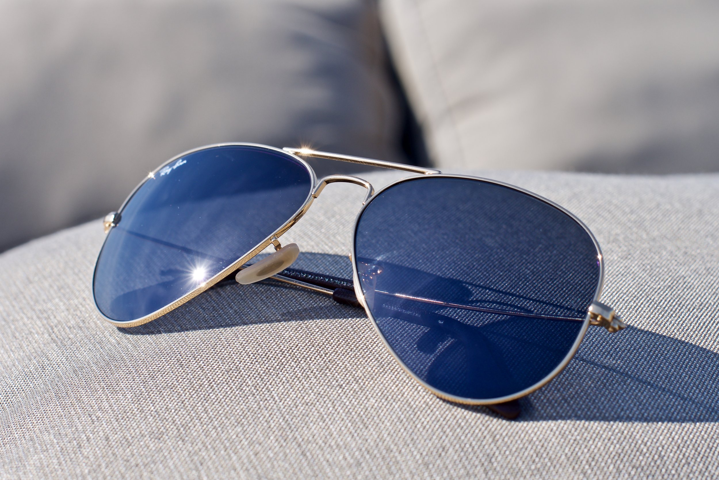Ray Ban Transparent Grey W/ Grey Gradient Blue Sunglasses 46-mncb.edu.vn