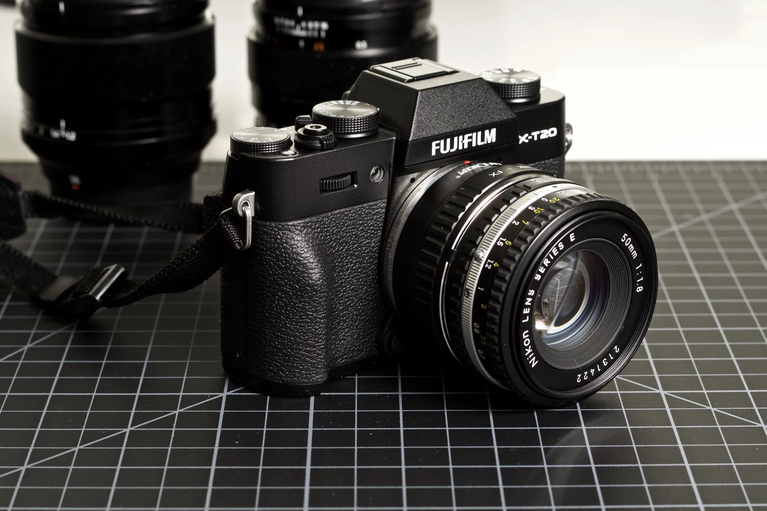 FujiFilm X-T20 with K&F Concept Nikon F to Fuji X mount adapter, Nikkor 50mm ƒ1.8 E-Series