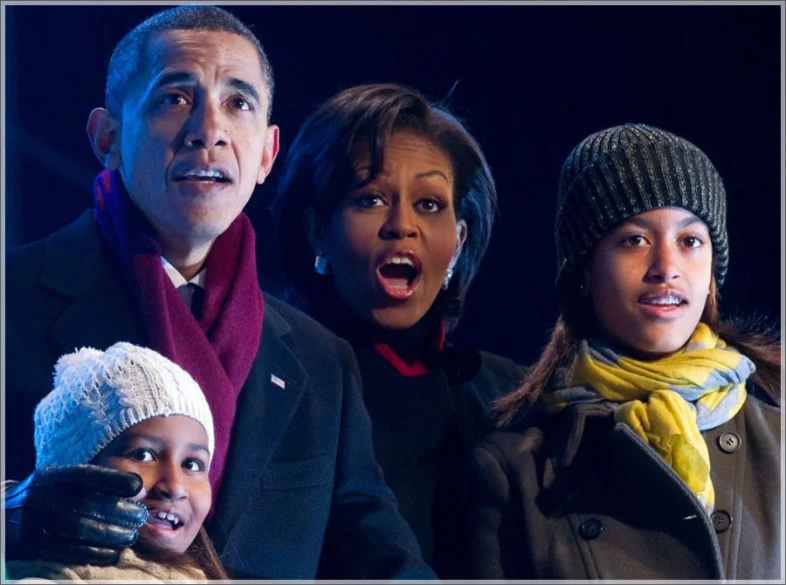 President Obama wore a "Marsala" colored scarf to the White House Tree Lighting Ceremony this year.