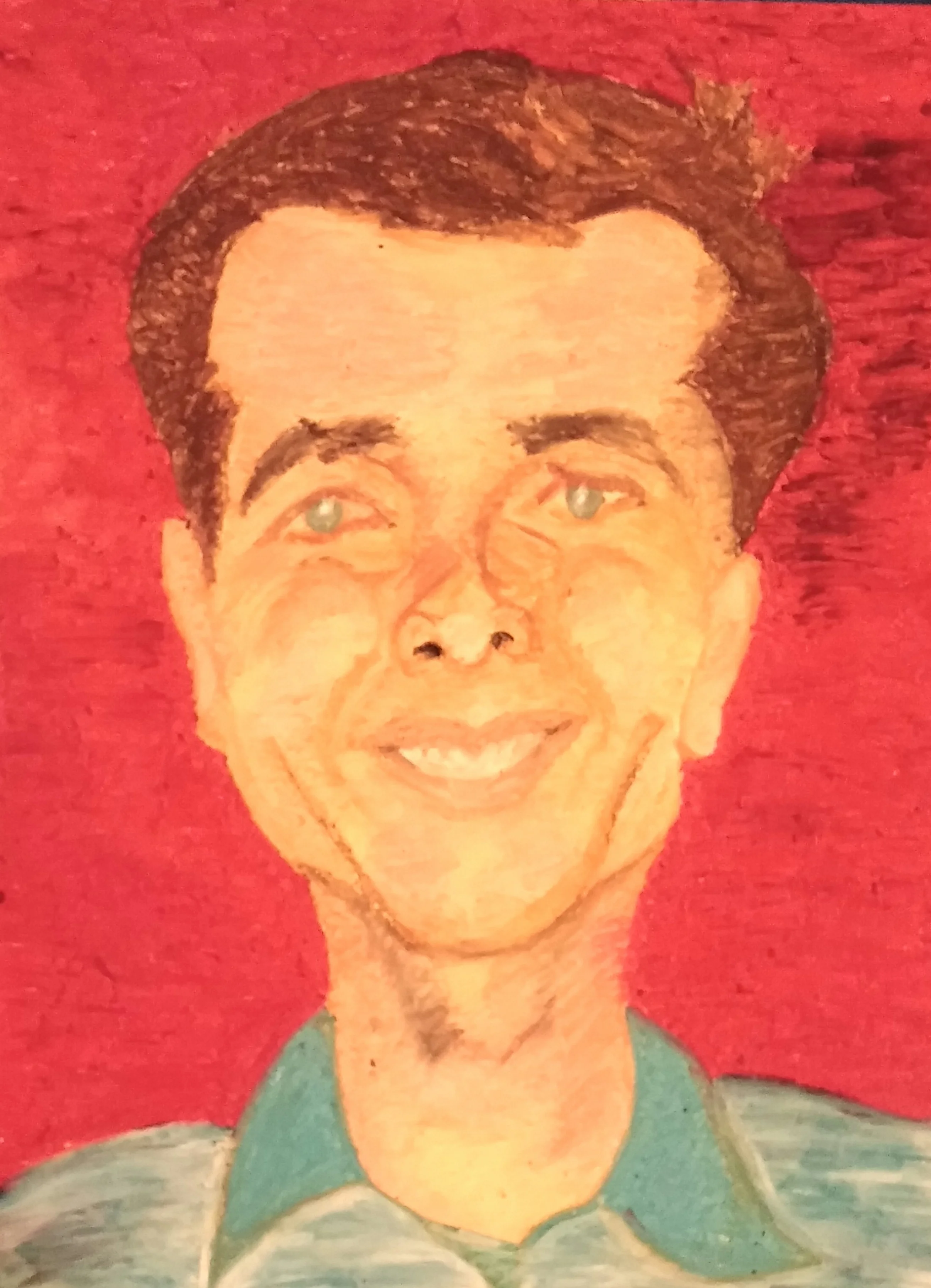 9 x 12 Oil Pastel on vellum surface