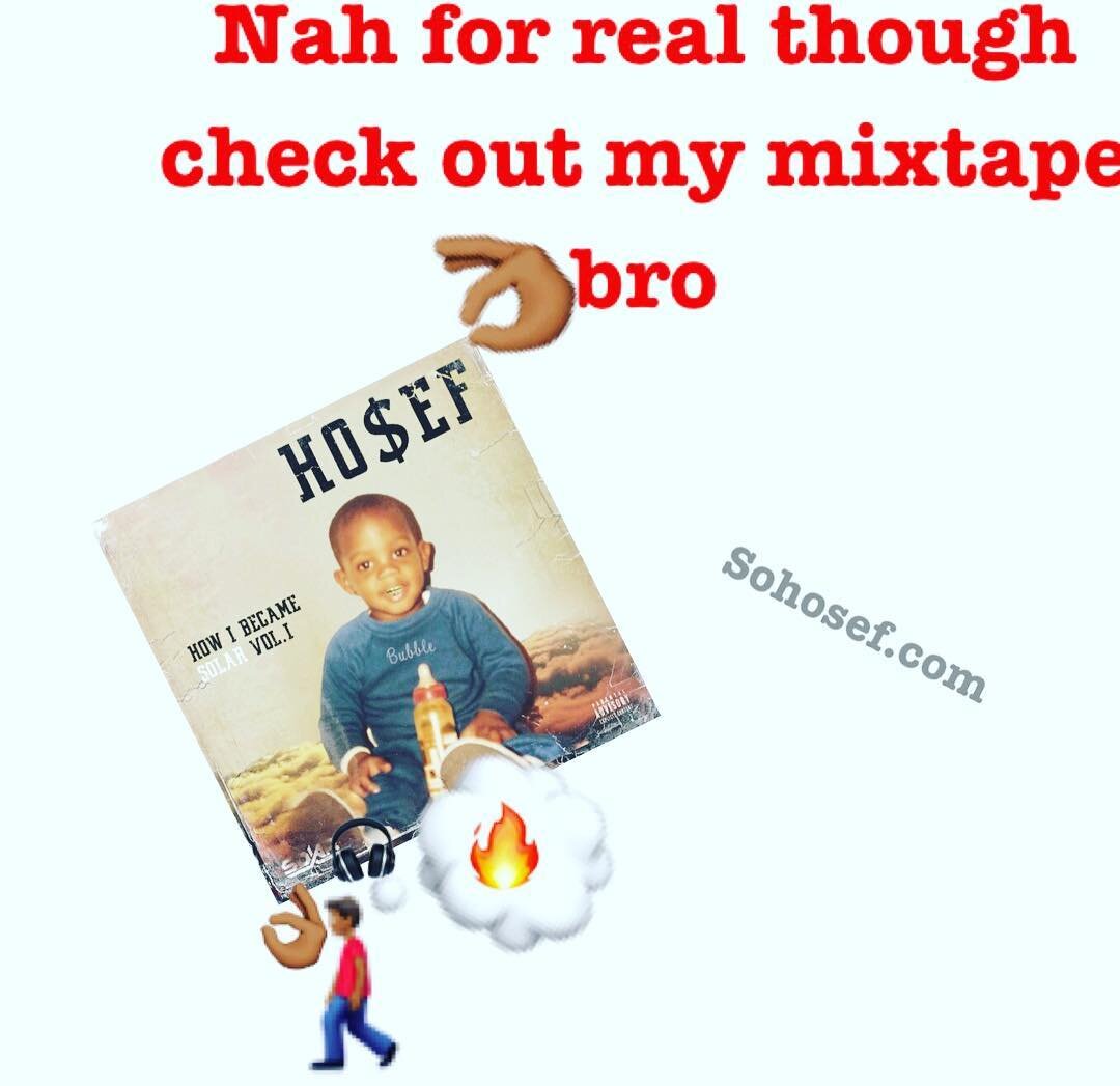 Niggas giving homies they bitch back, side chicks giving wifey's they ain't shit niggas back and I'm just out here tryna get my mixtape heard 👂🏾😂😂😂😂😂 its fire 🔥 though