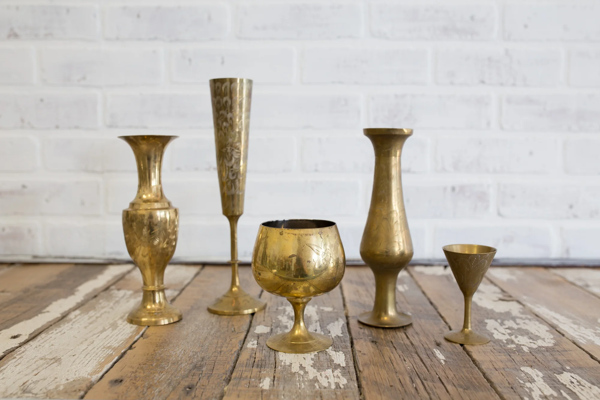 Brass+Bud+Vases+Vessels+Assorted