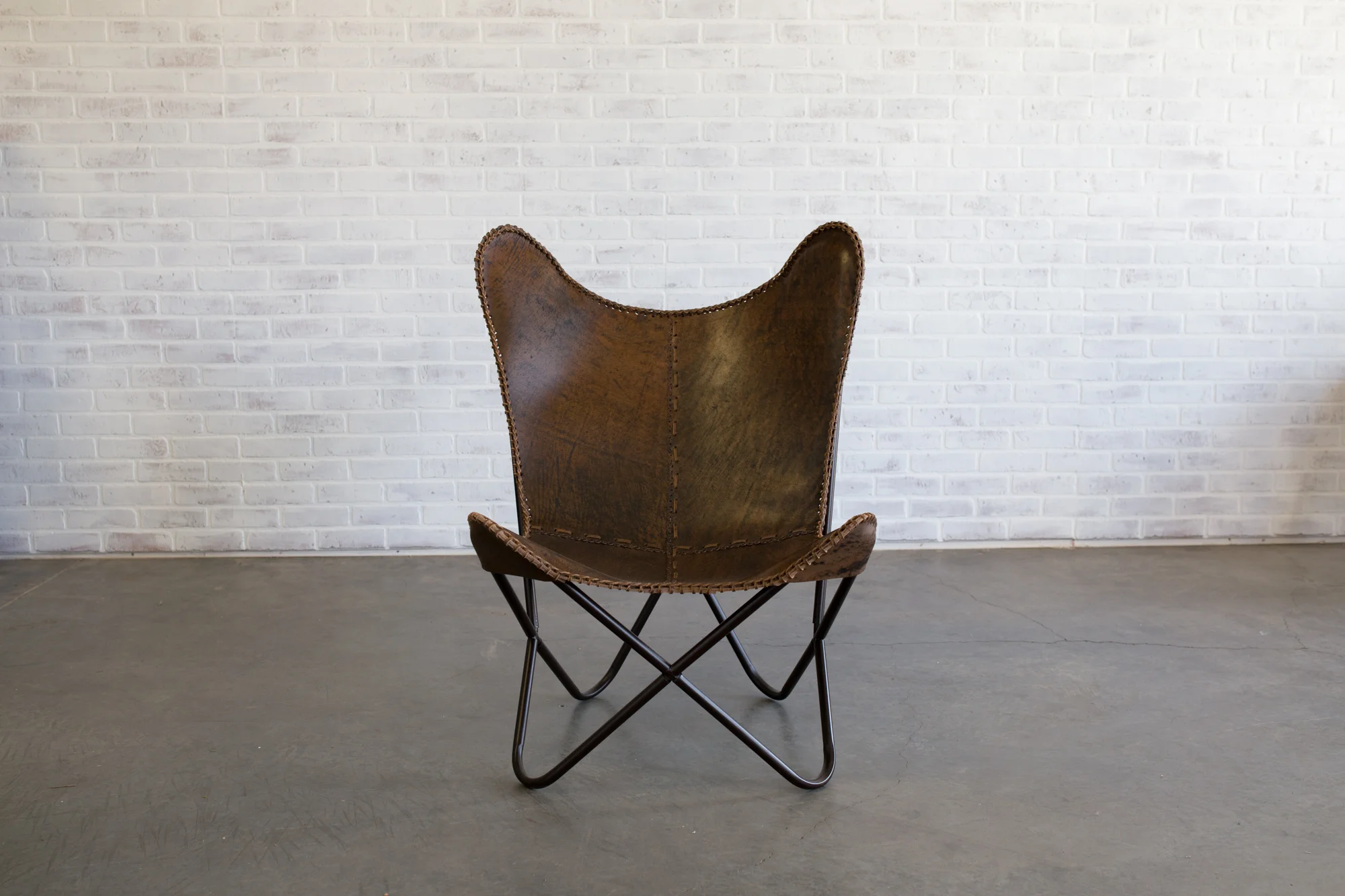 Leather+butterfly+lounge+chairs