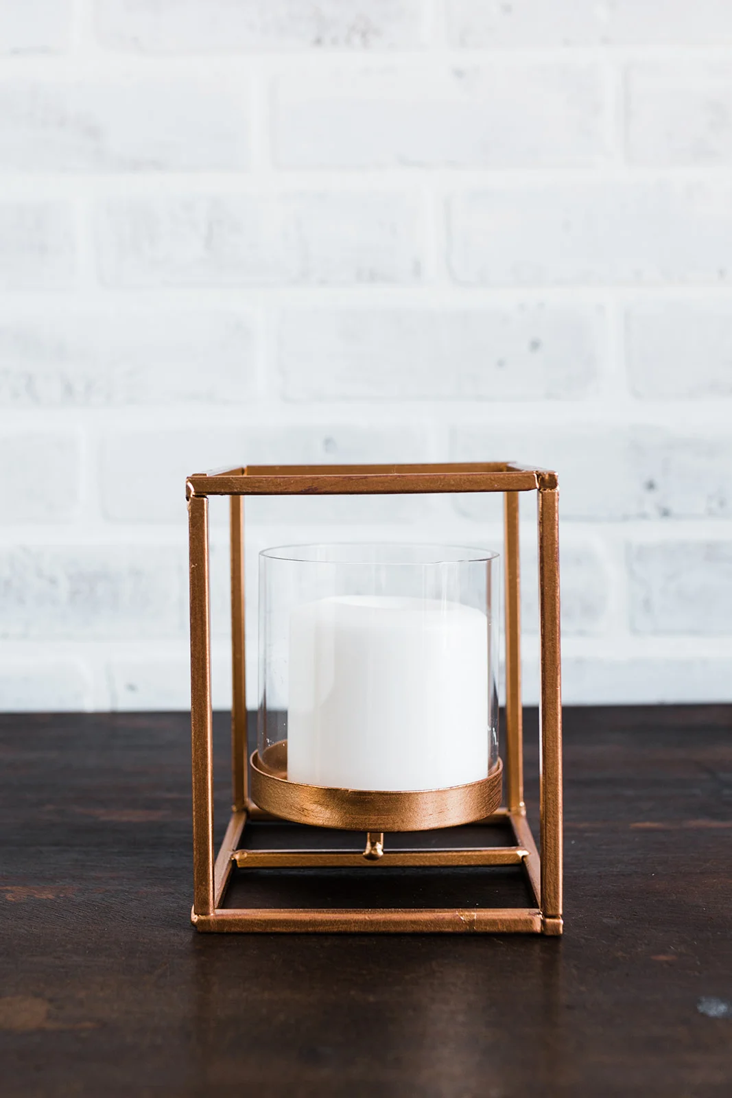 Square+Copper+Candle+Holder