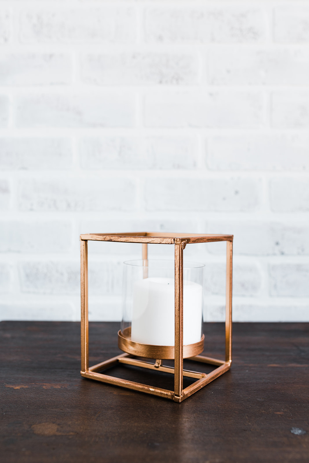 Square+Copper+Candle+Holder