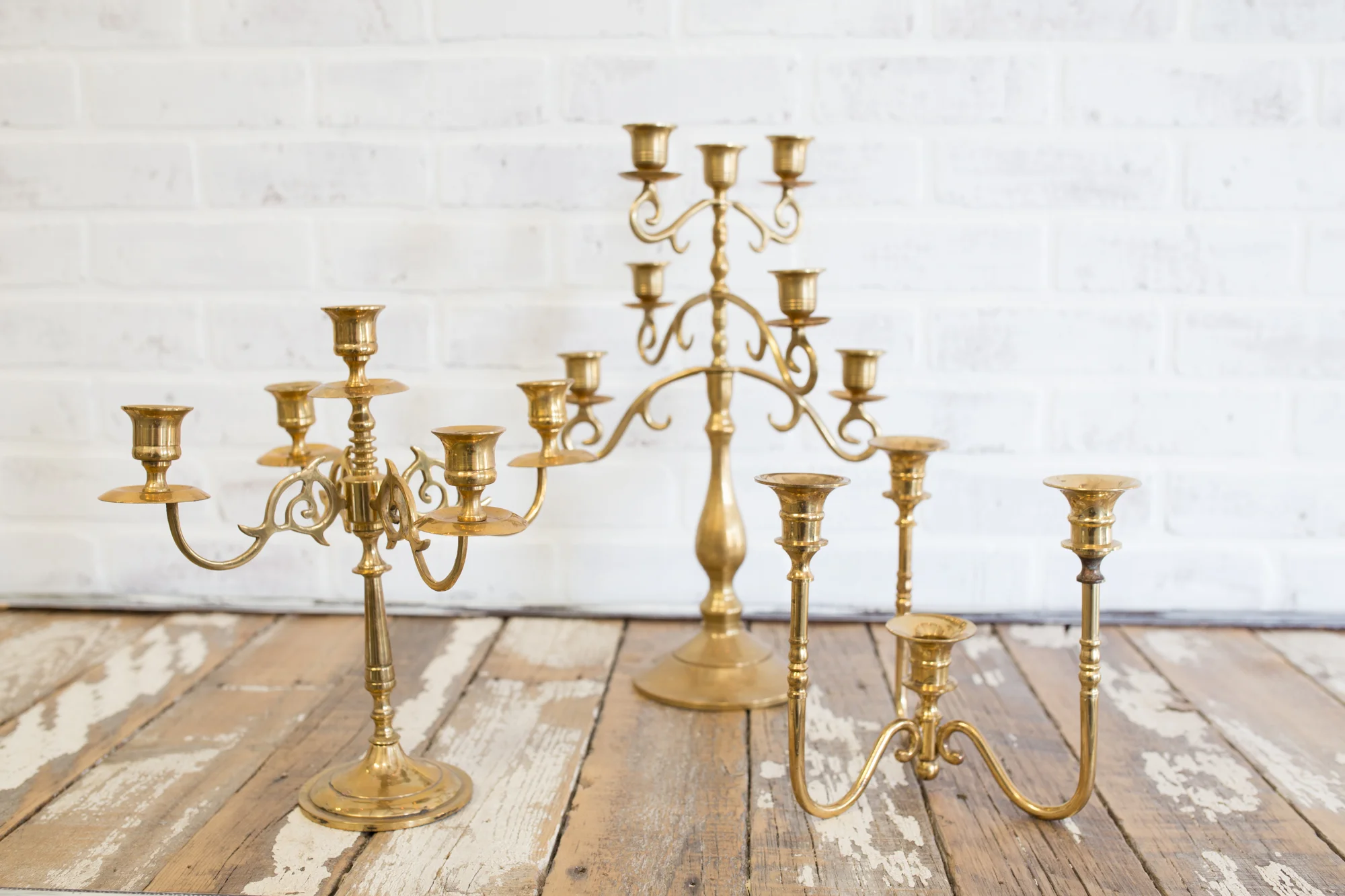 Brass+Candelabras+Assorted