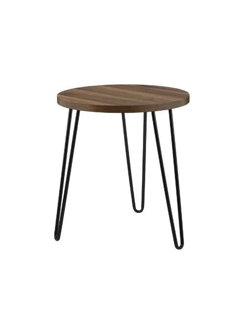 Walnut Roundabout End Tables