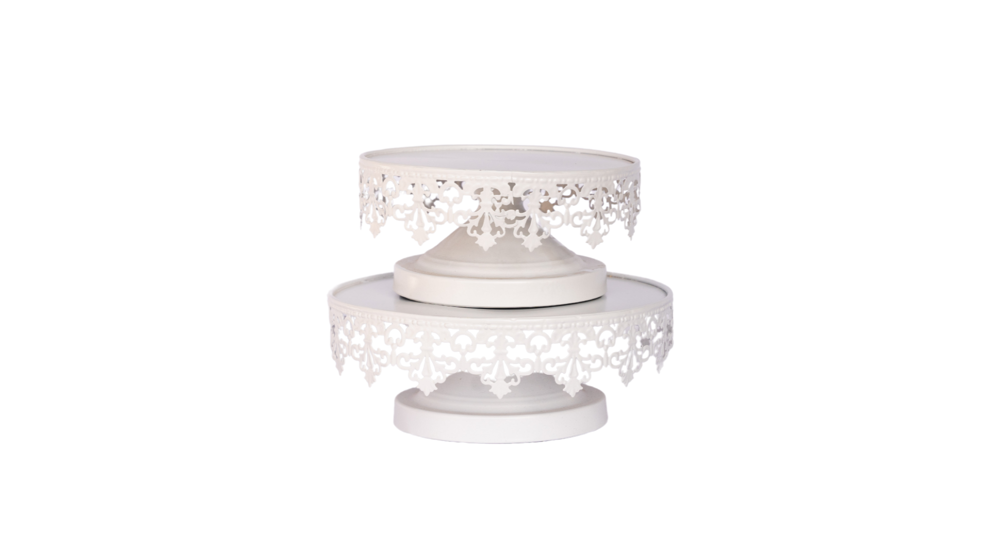 Cake Stand, White Lace