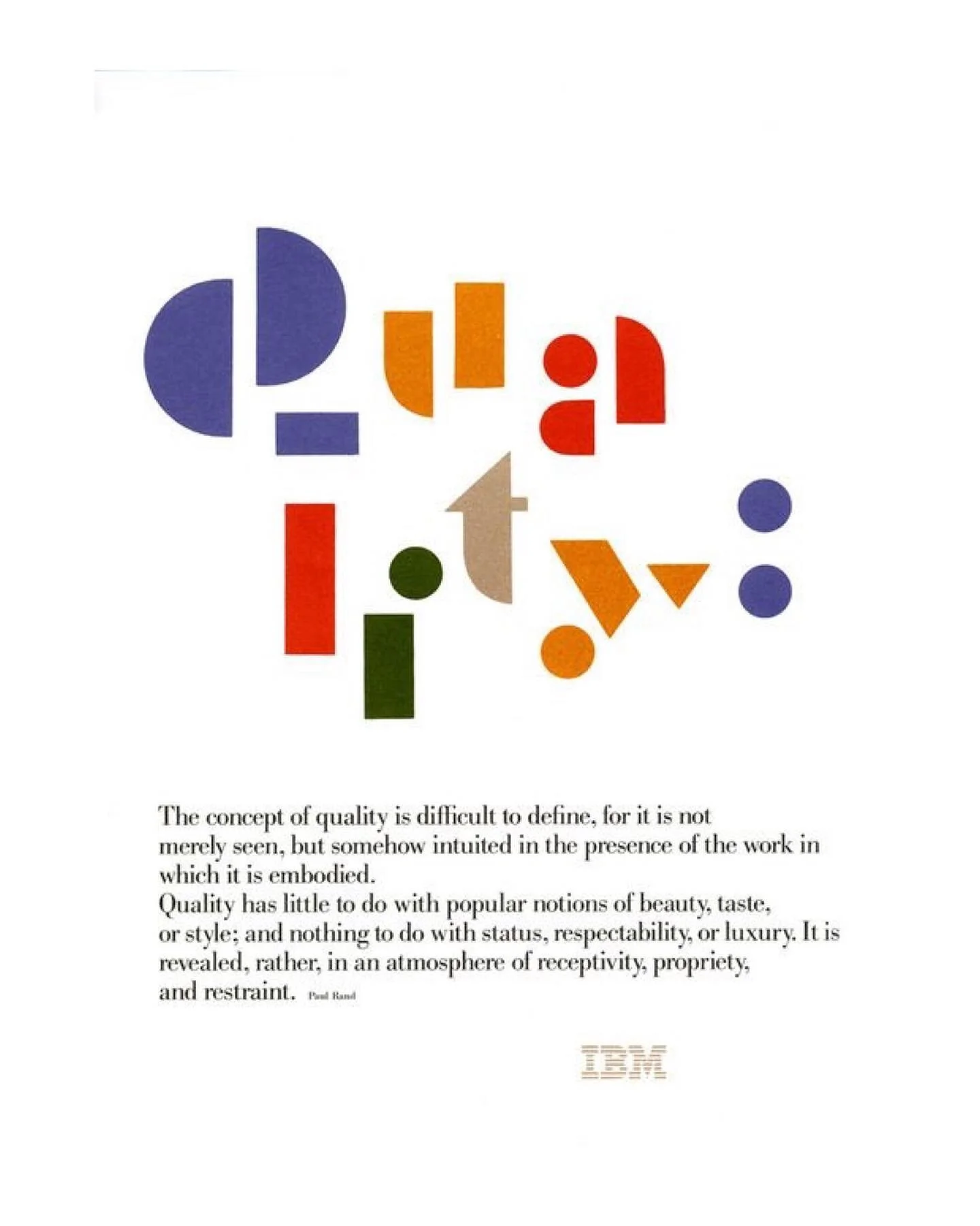 good design is good business.

#paulrand