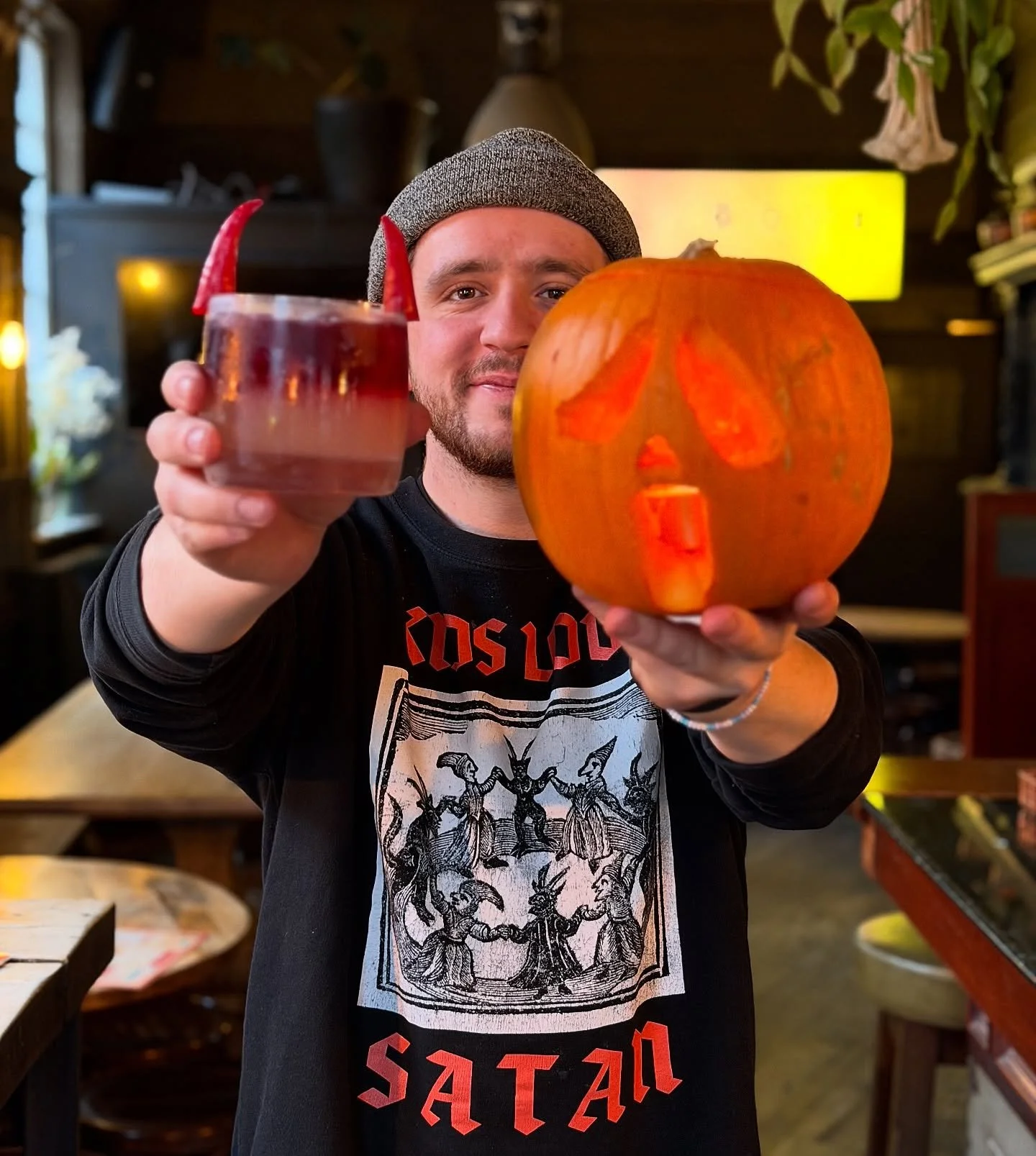 If Halloween isn&rsquo;t for Devilled Margs &amp; Pumpkin Carving then what the hell is it for?! 

Join us this evening from 6pm for our weekly dose of @collageclub.brighton with the addition of Pumpkin Carving for those feeling creative enough 🎃

H