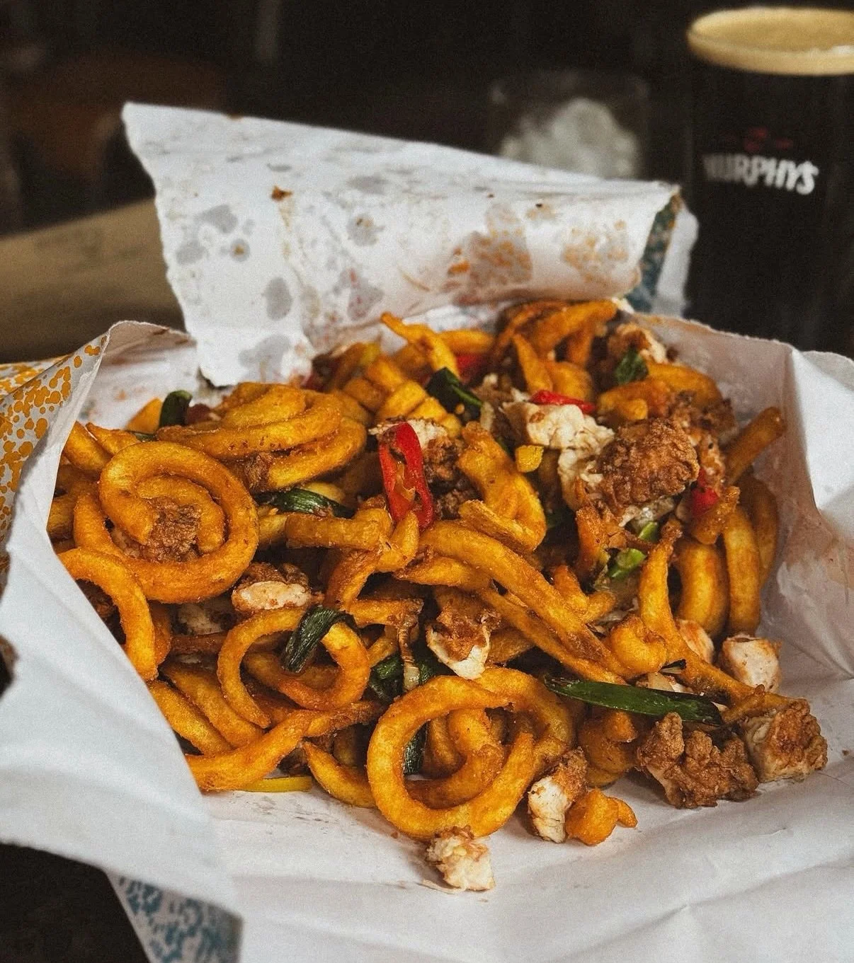 We&rsquo;re not sure @lostboysland Spice Bag Sundays get enough love so here&rsquo;s a little reminder for you all. 

Pair with pints of creamers and you&rsquo;re on to a winner of a day 🖤