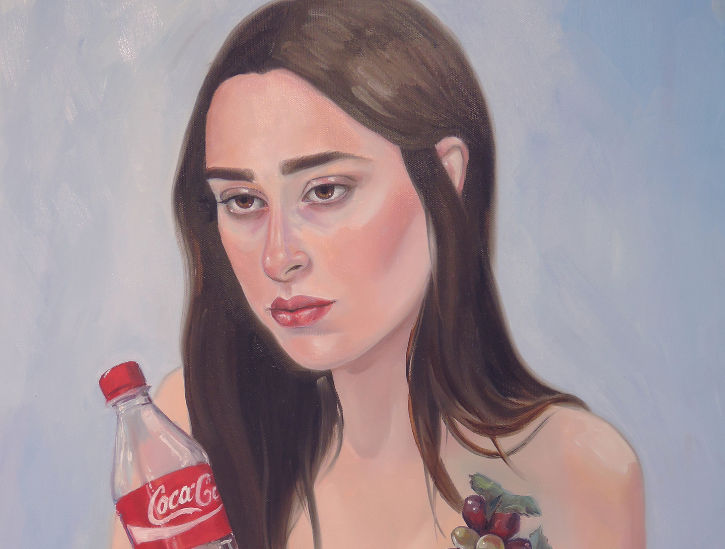Everyone is amazing I love everyone-Chloe Wise-2015-Oil on canvas-60x50cm.jpg