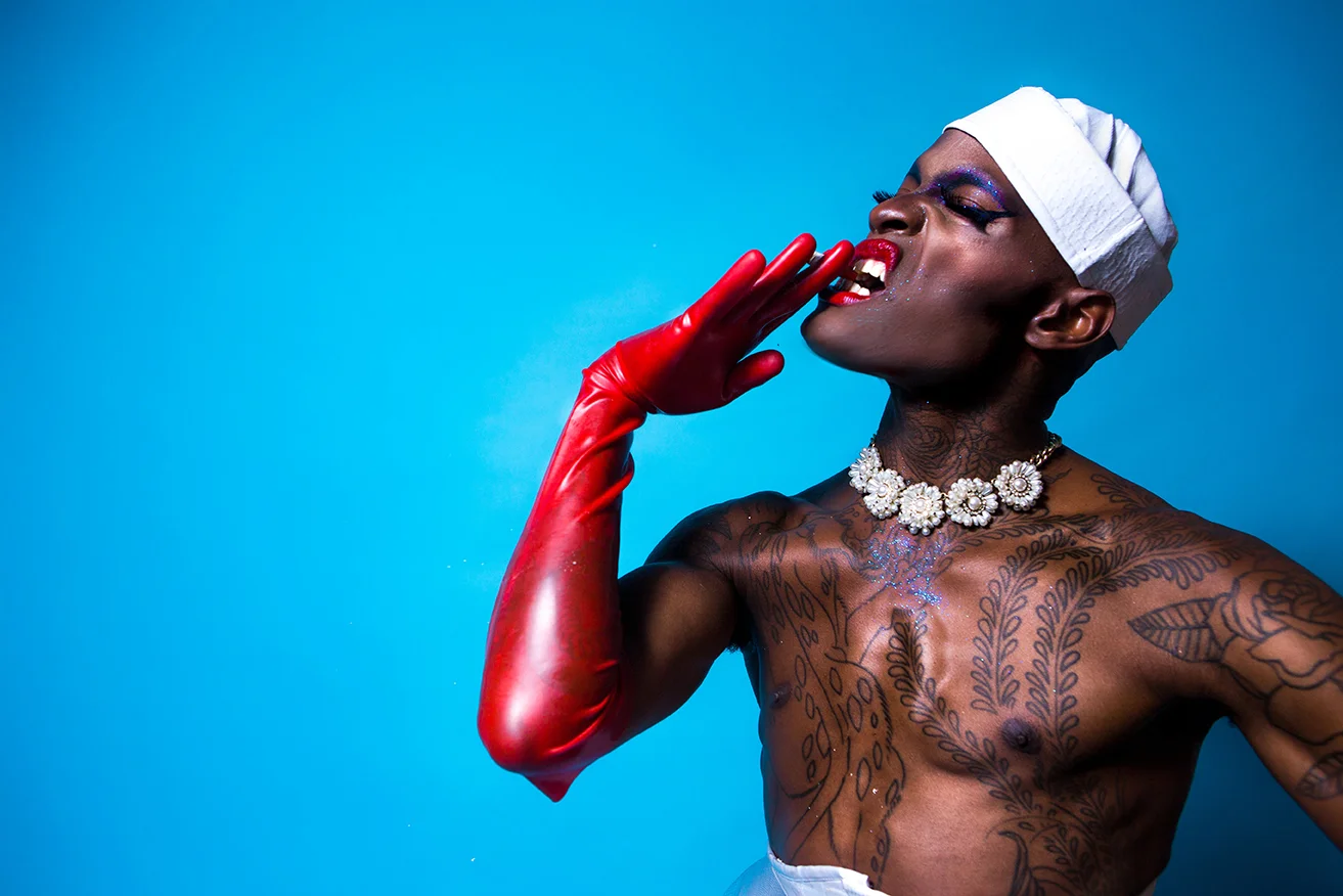 Fish and Chicks: Club Performer and Queen Imma Mess Photographed By Daniel Peace In London for Maison des Fous 