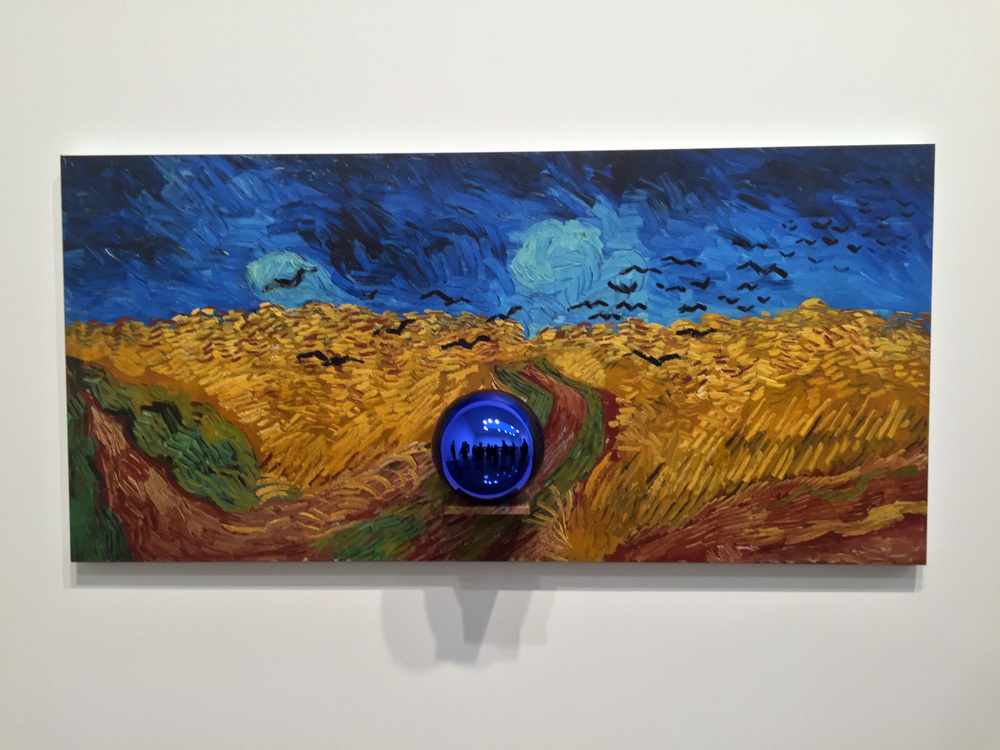Jeff Koons Gazing Ball Paintings at Gagosian Gallery