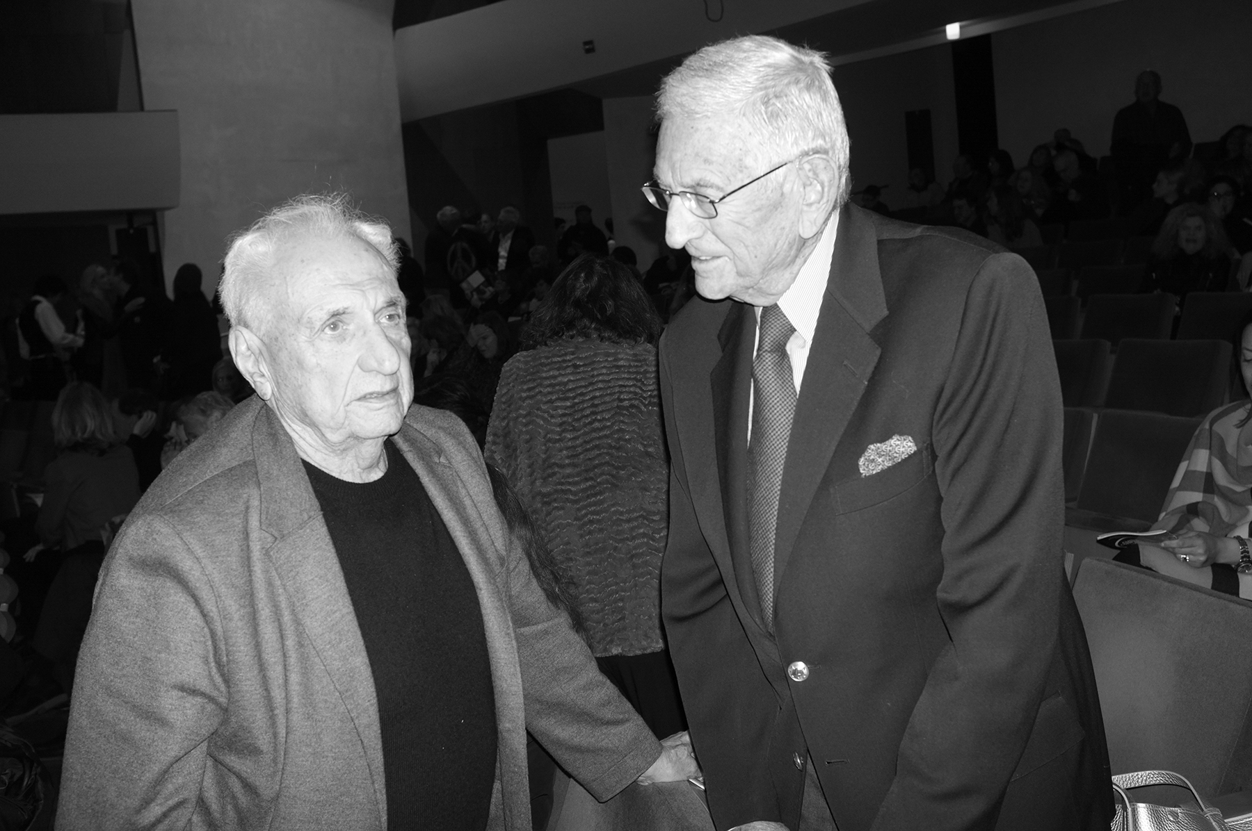 Frank Gehry and Eli Broad