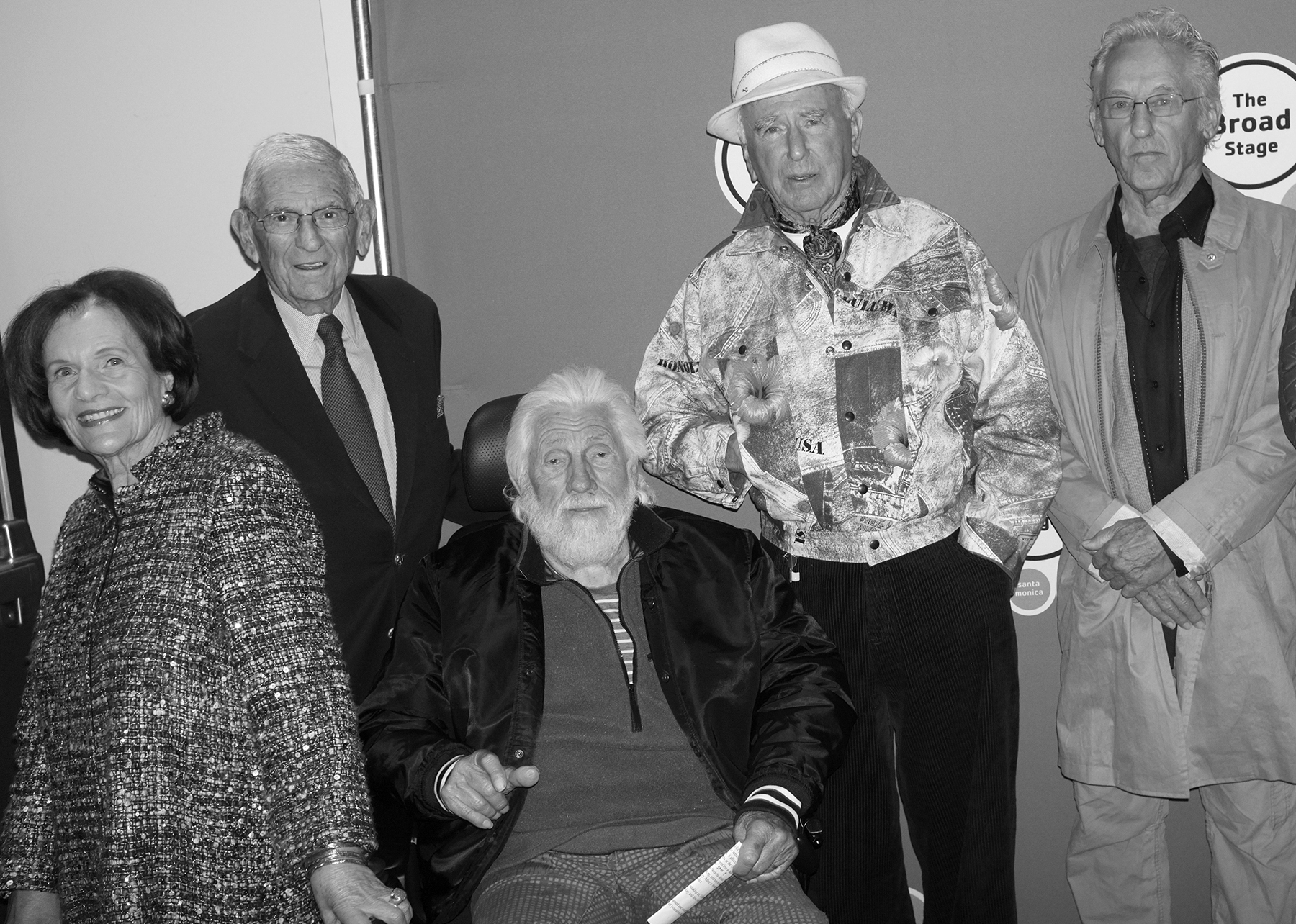 Edythe and Eli Broad, Ed Moses, Billy Al Bengston and Ed Ruscha